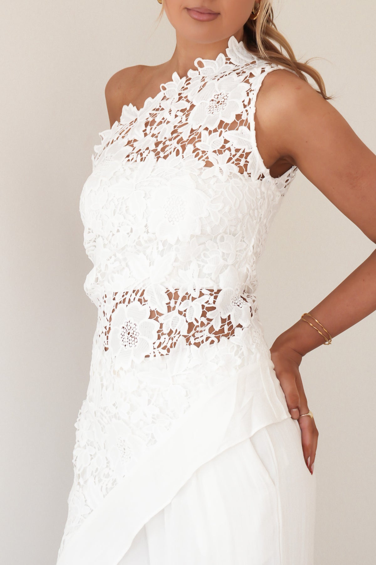 Kelsie Lace Set White