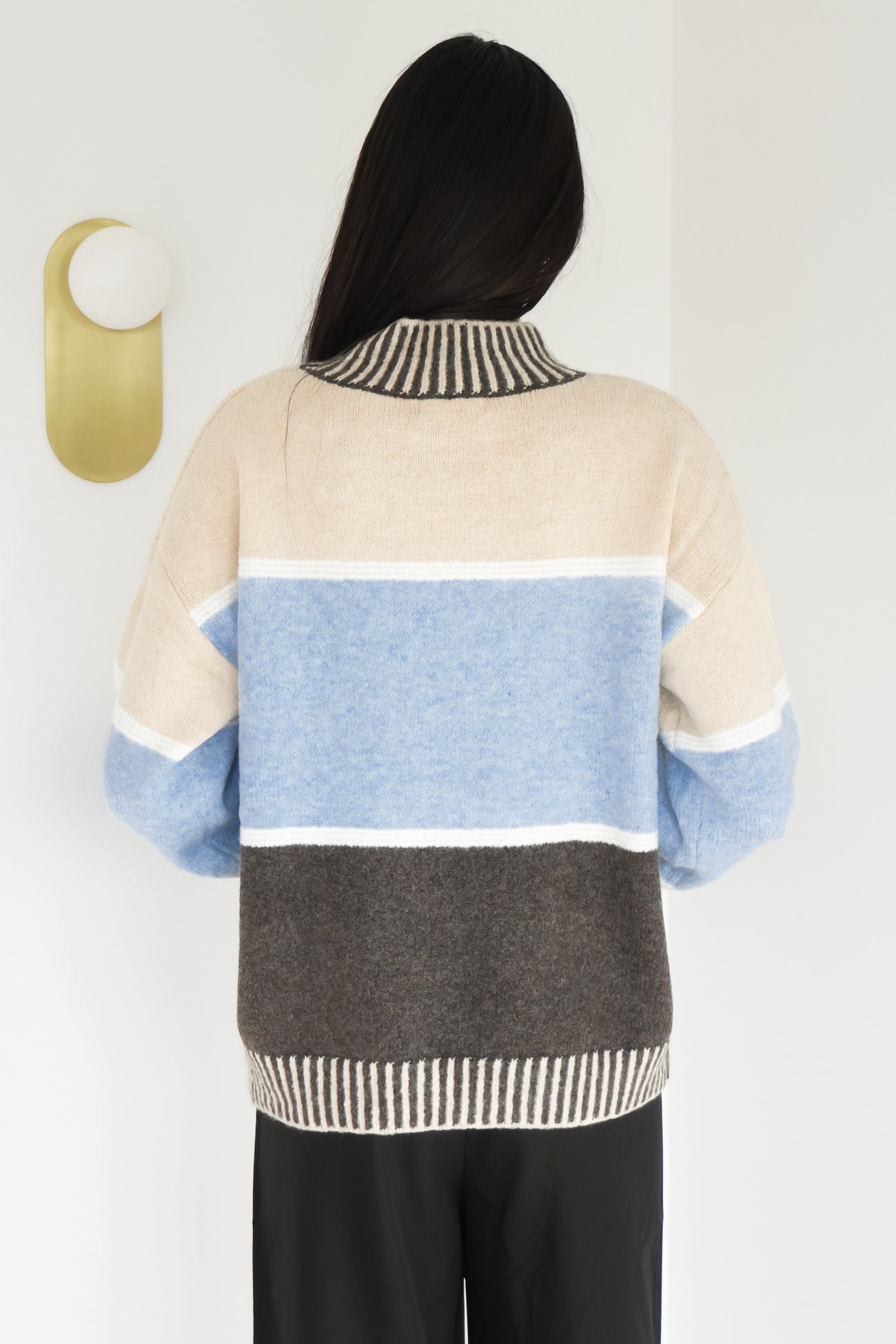 Kenzi Knit Jumper Blue Chocolate