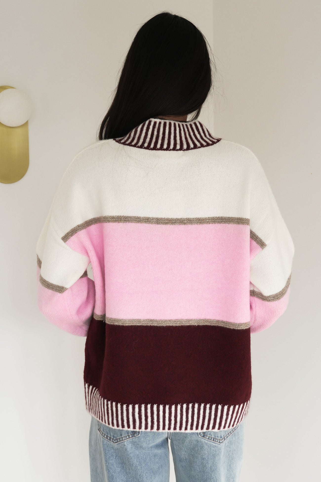 Kenzi Knit Jumper Pink Wine