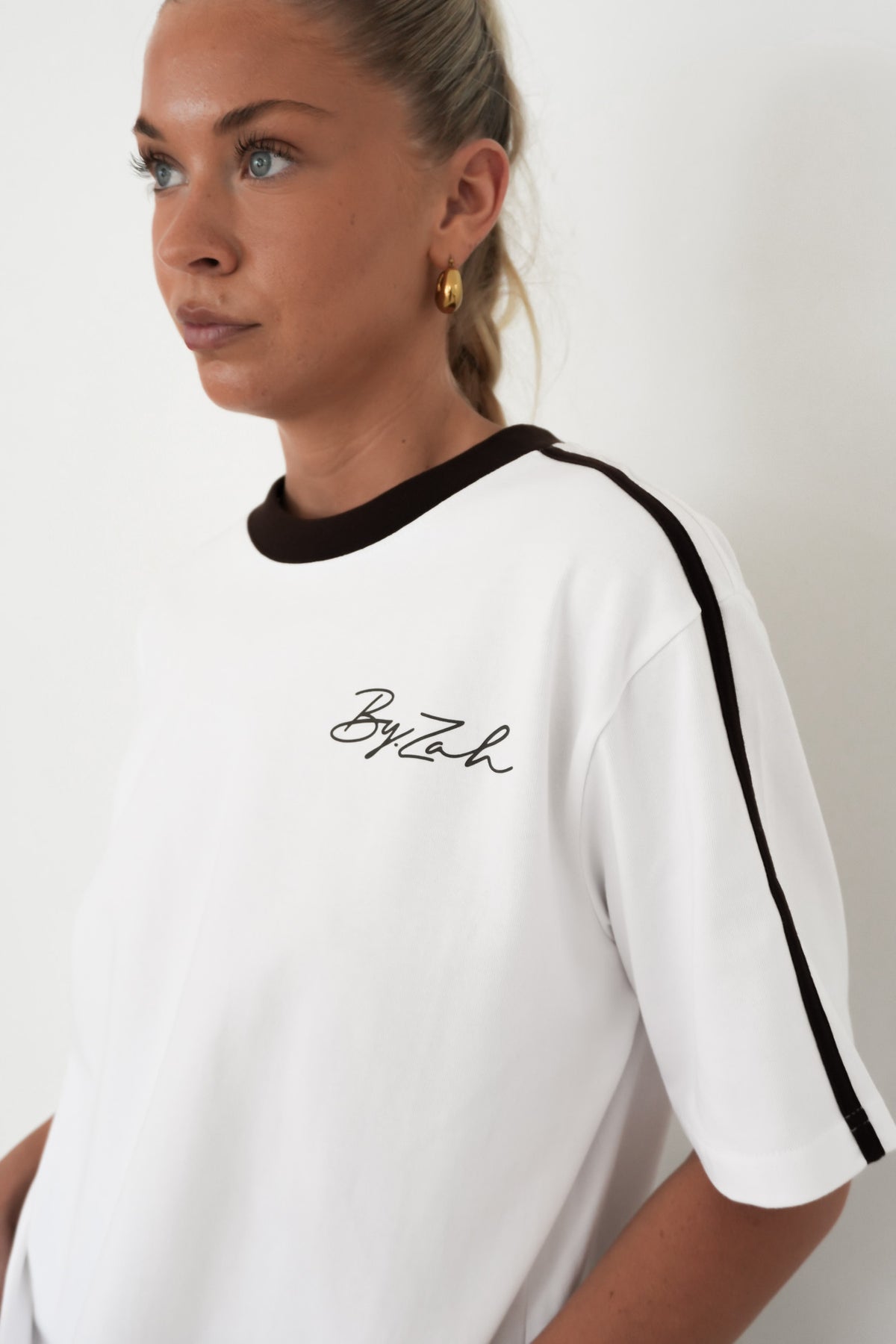 Kiana Short Sleeve Tee White