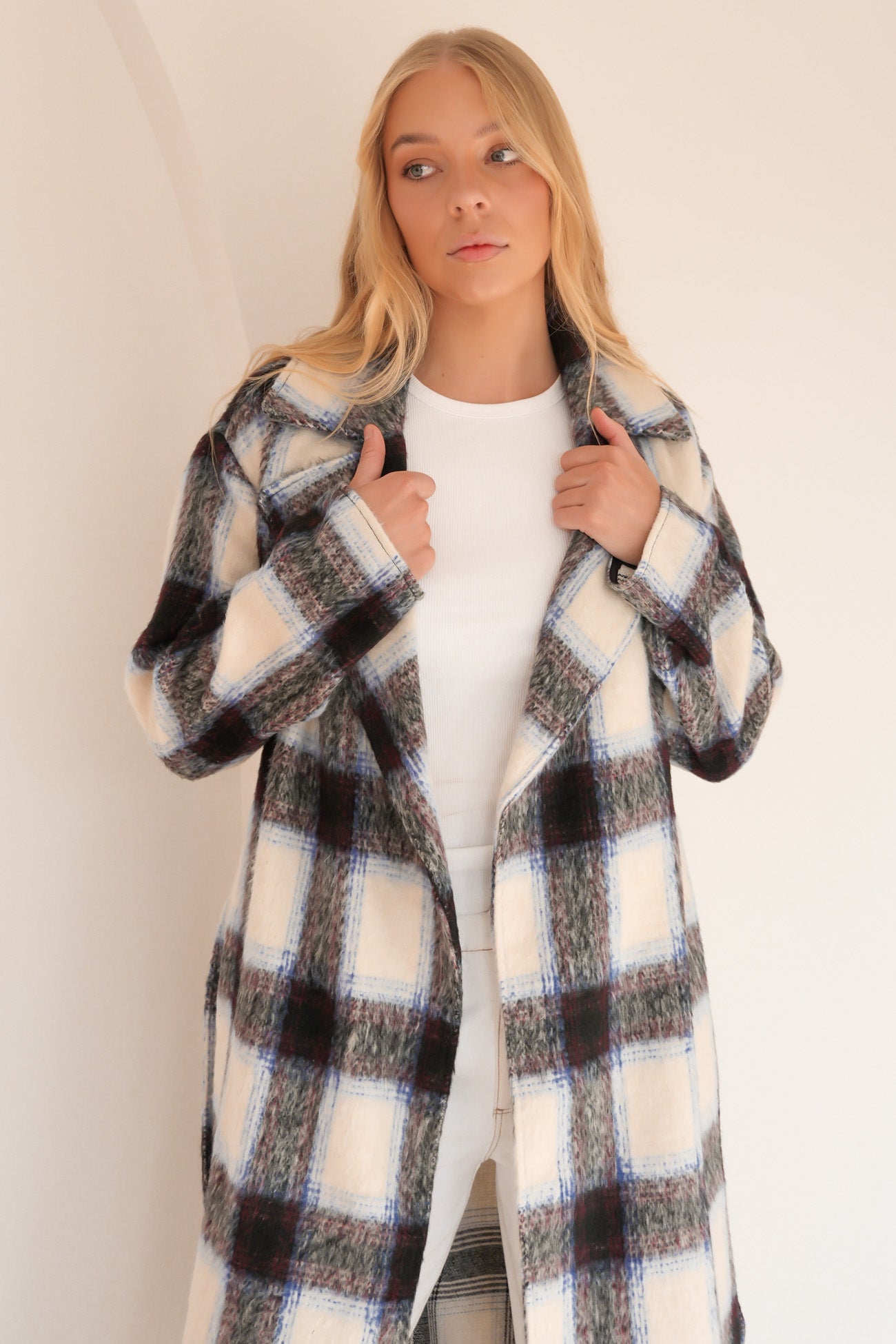 Kit Longline Coat Check