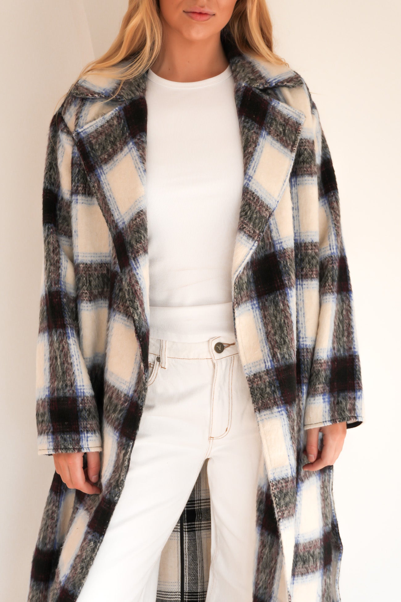 Kit Longline Coat Check
