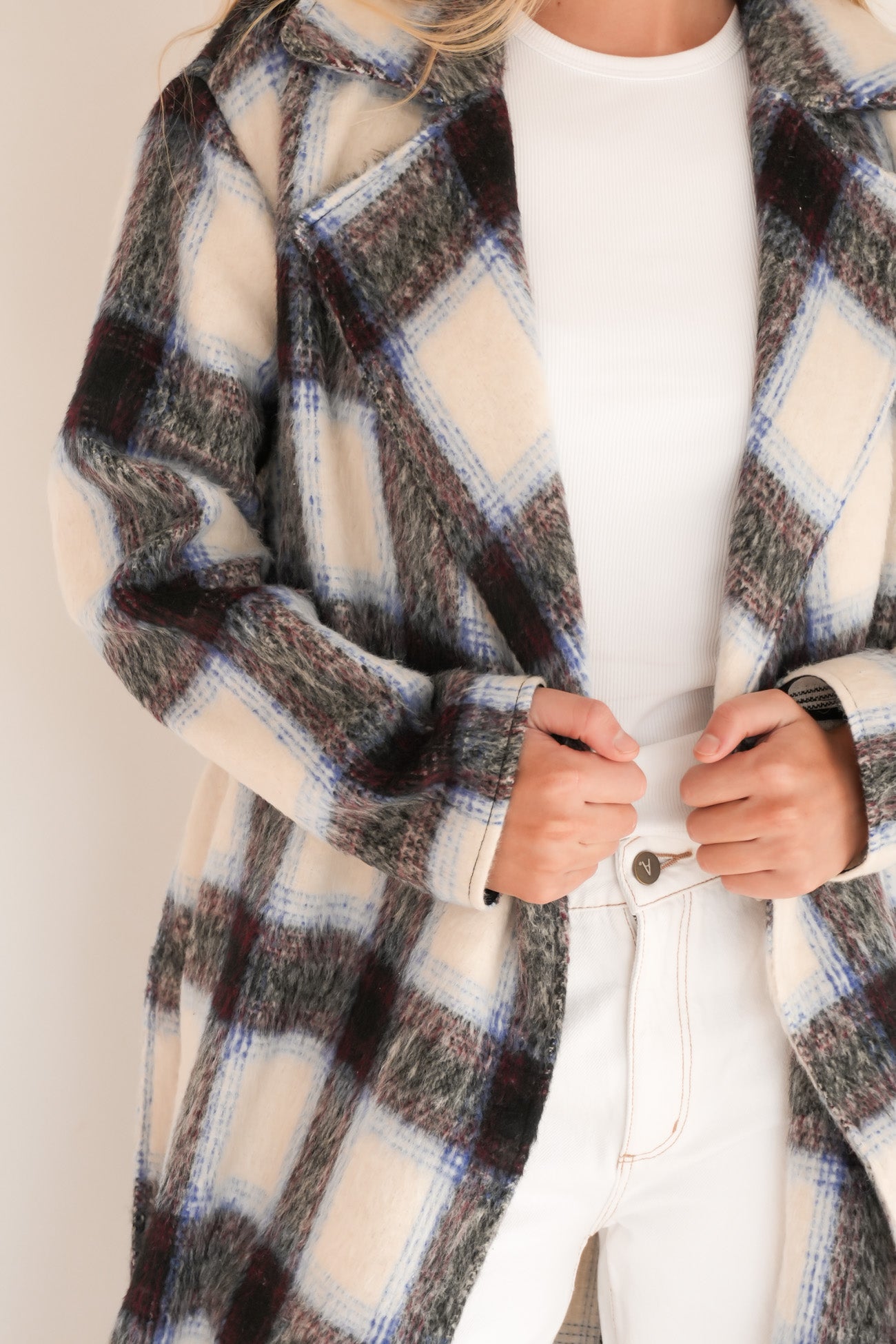 Kit Longline Coat Check