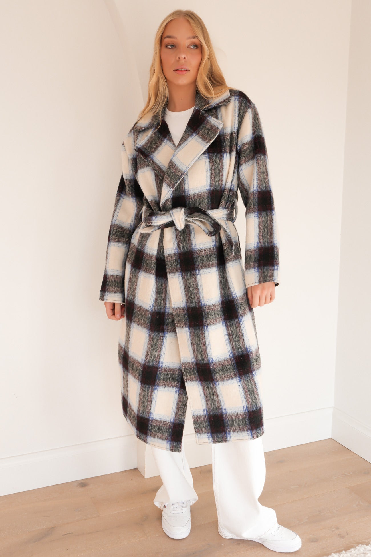 Kit Longline Coat Check