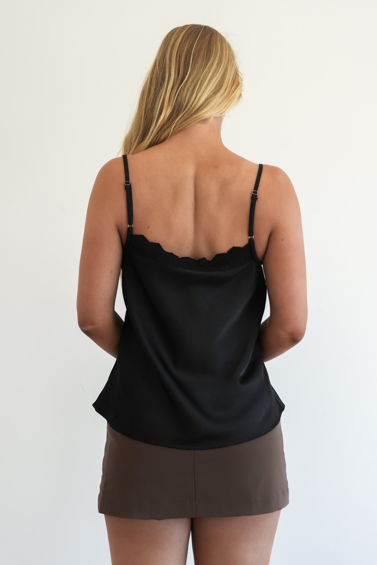 Kiva Lace Cami Black