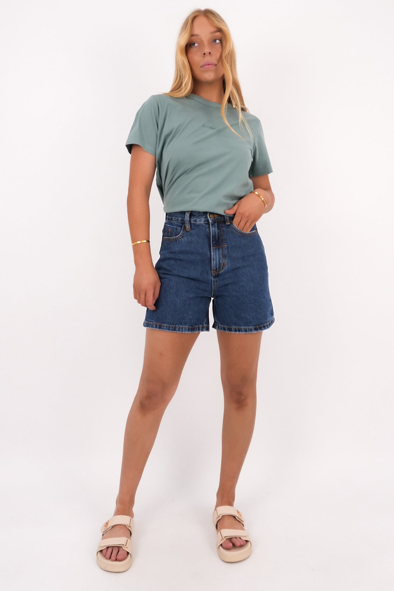 Koko High Rise Short Deep Vintage Blue