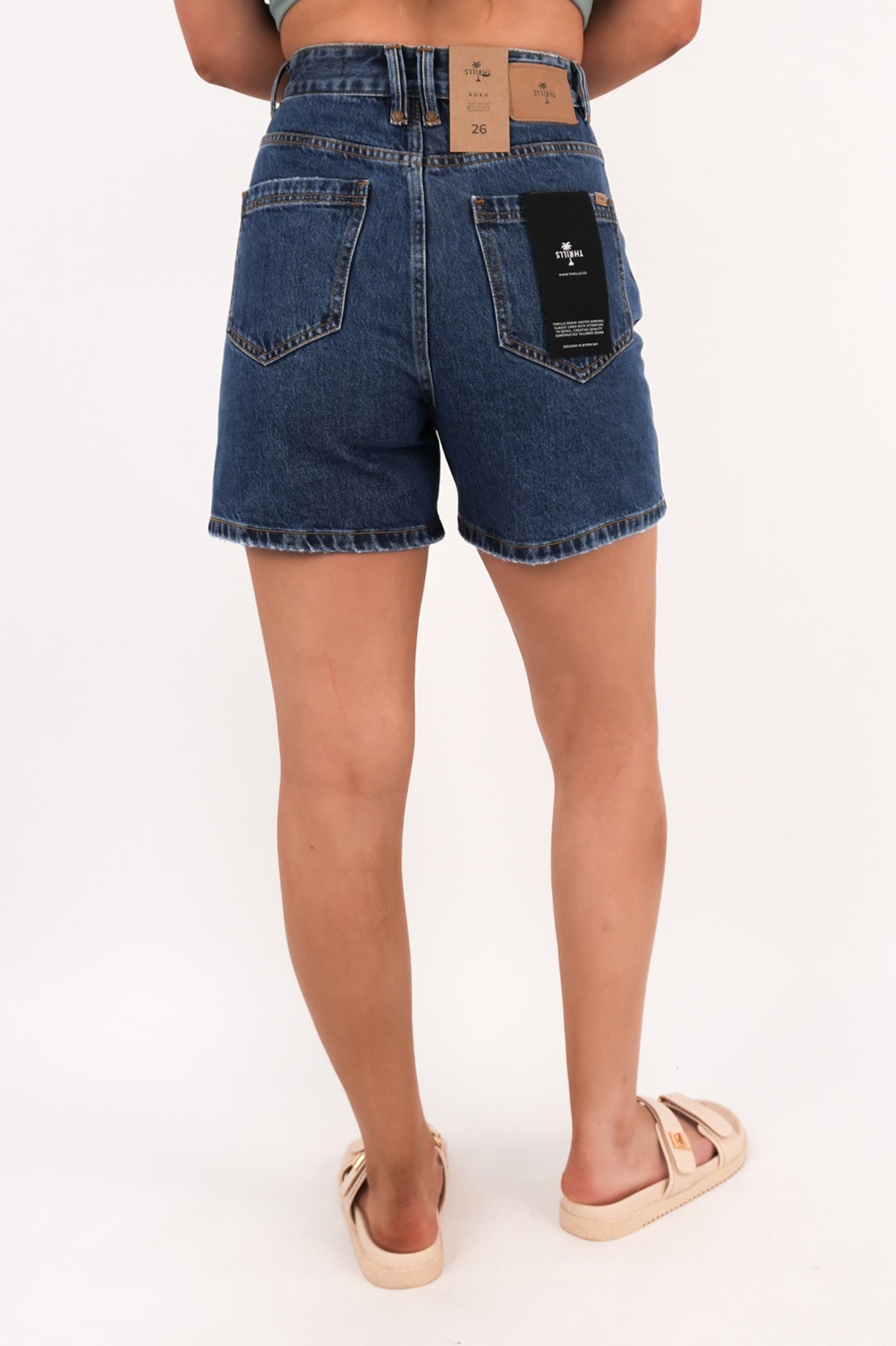 Koko High Rise Short Deep Vintage Blue