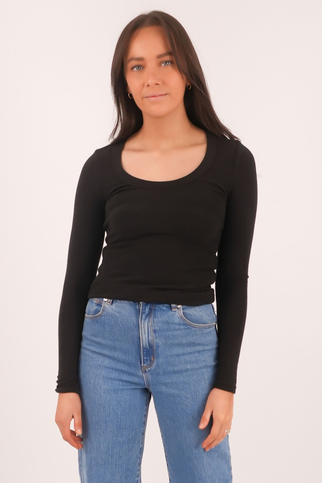 Krissy Long Sleeve Top Black