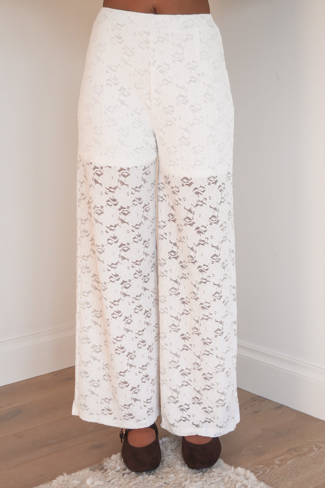 Kristy Lace Pant White