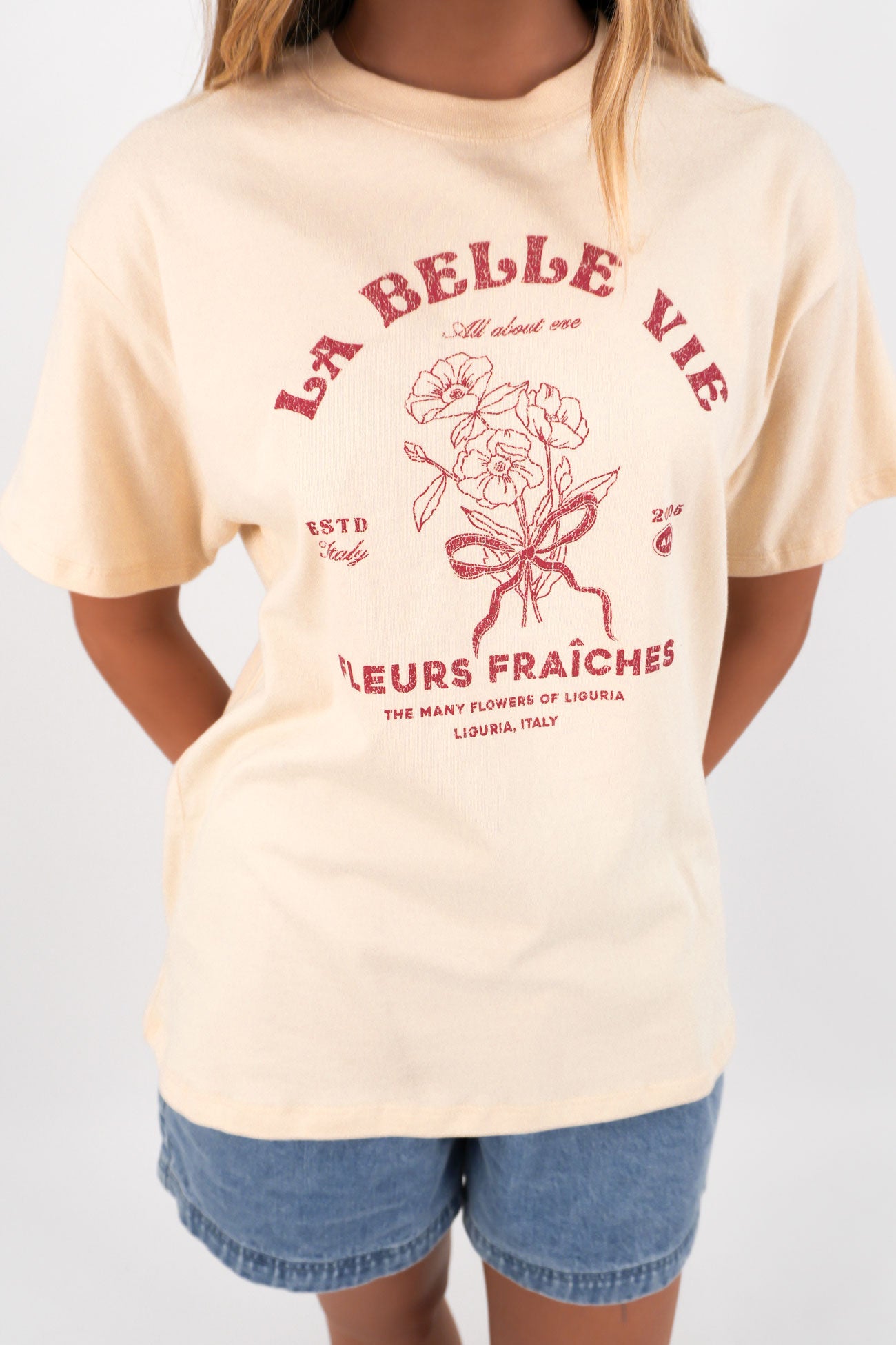 La Belle Vie Relaxed Tee Vanilla