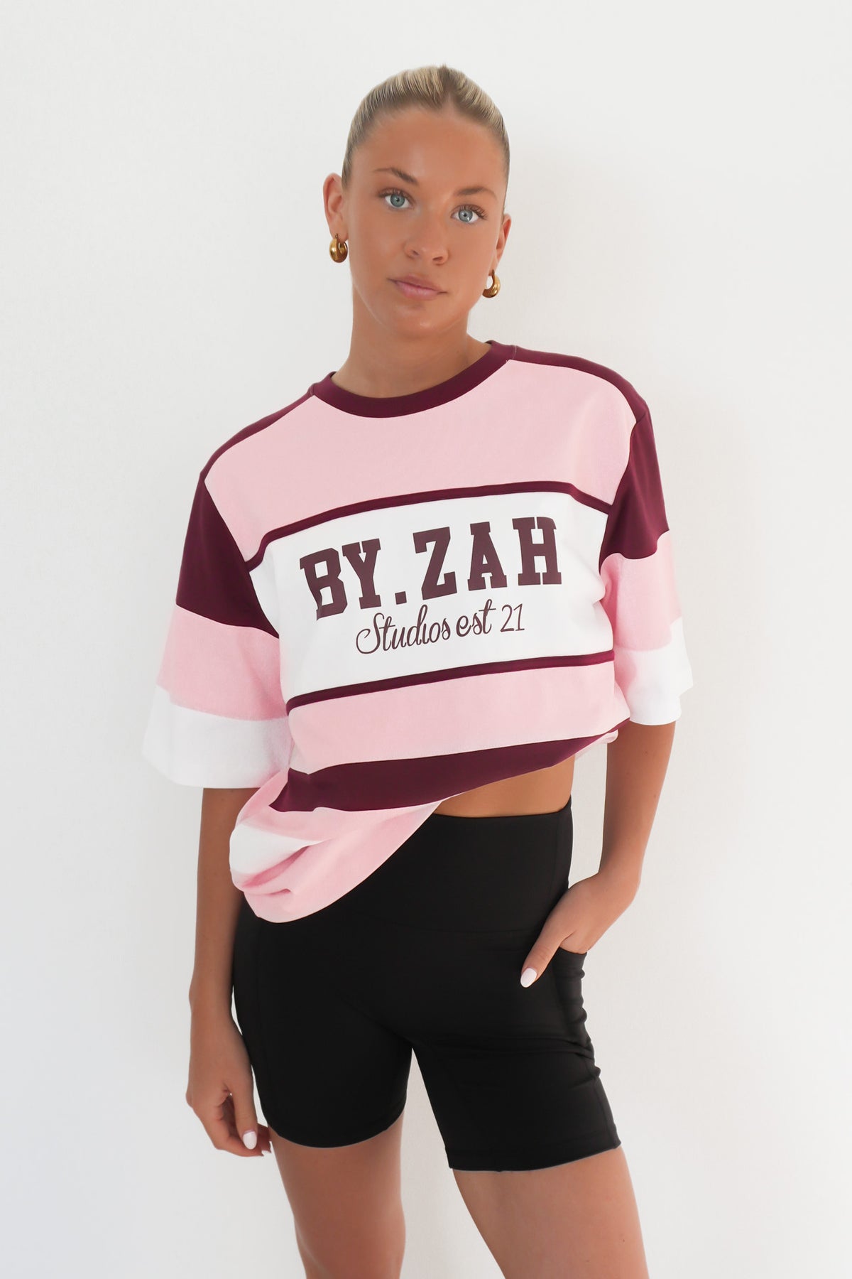 Laken Oversized Tee Pink