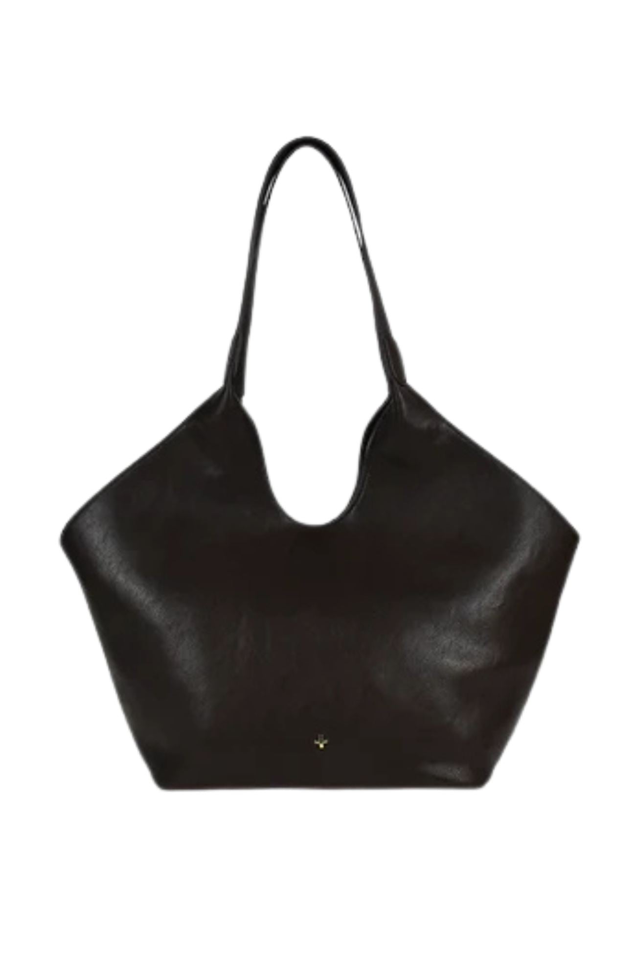 Laleh Bag Chocolate PU Gold