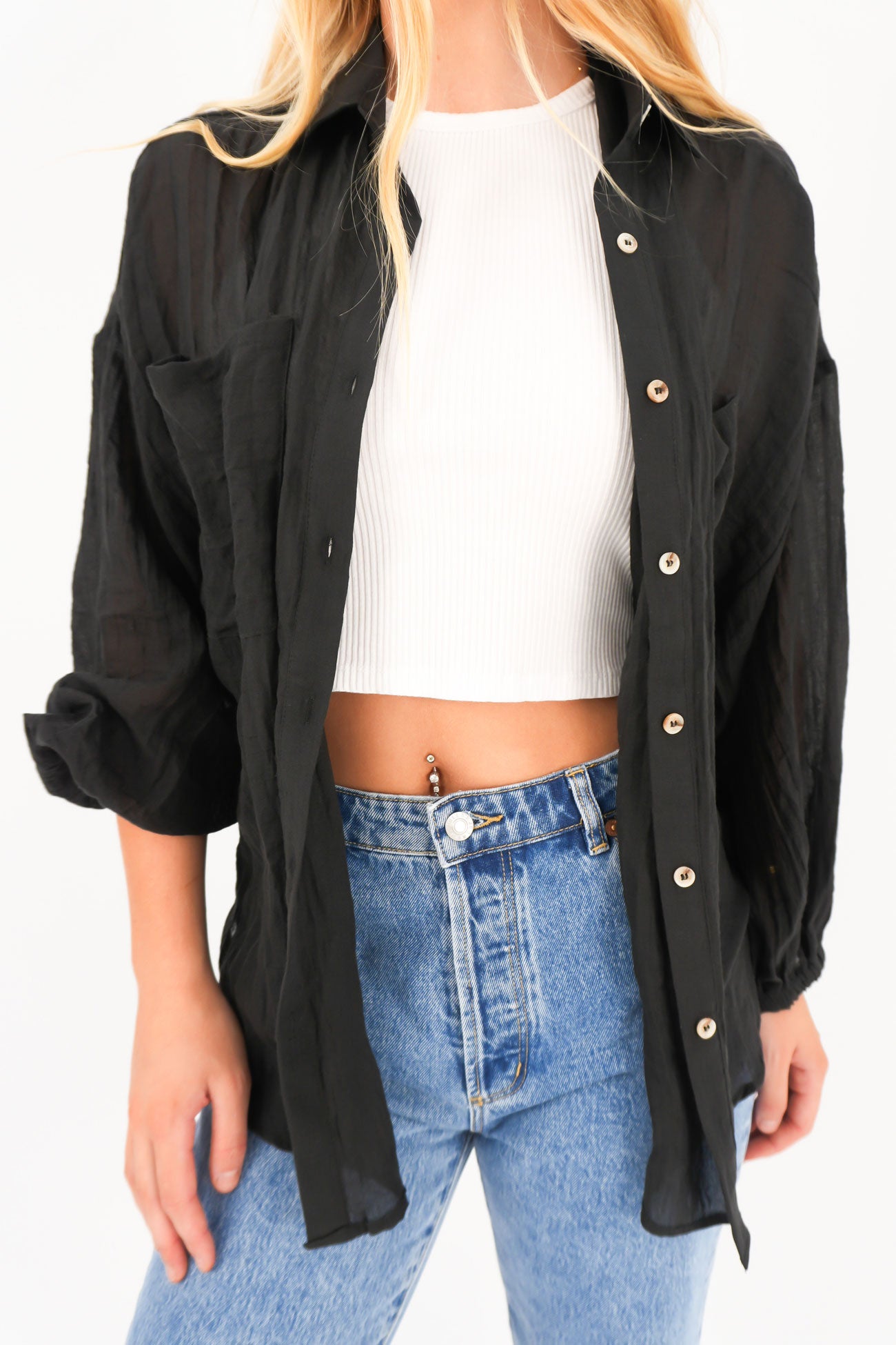 Langley Shirt Black
