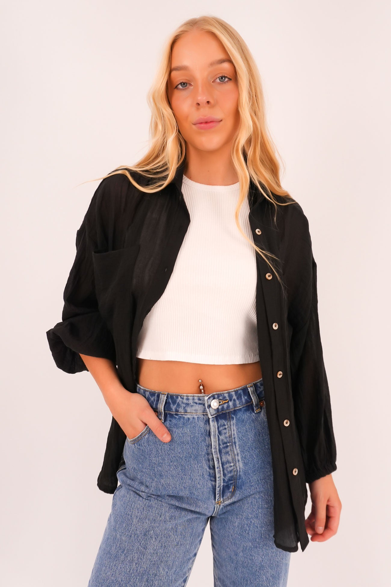 Langley Shirt Black