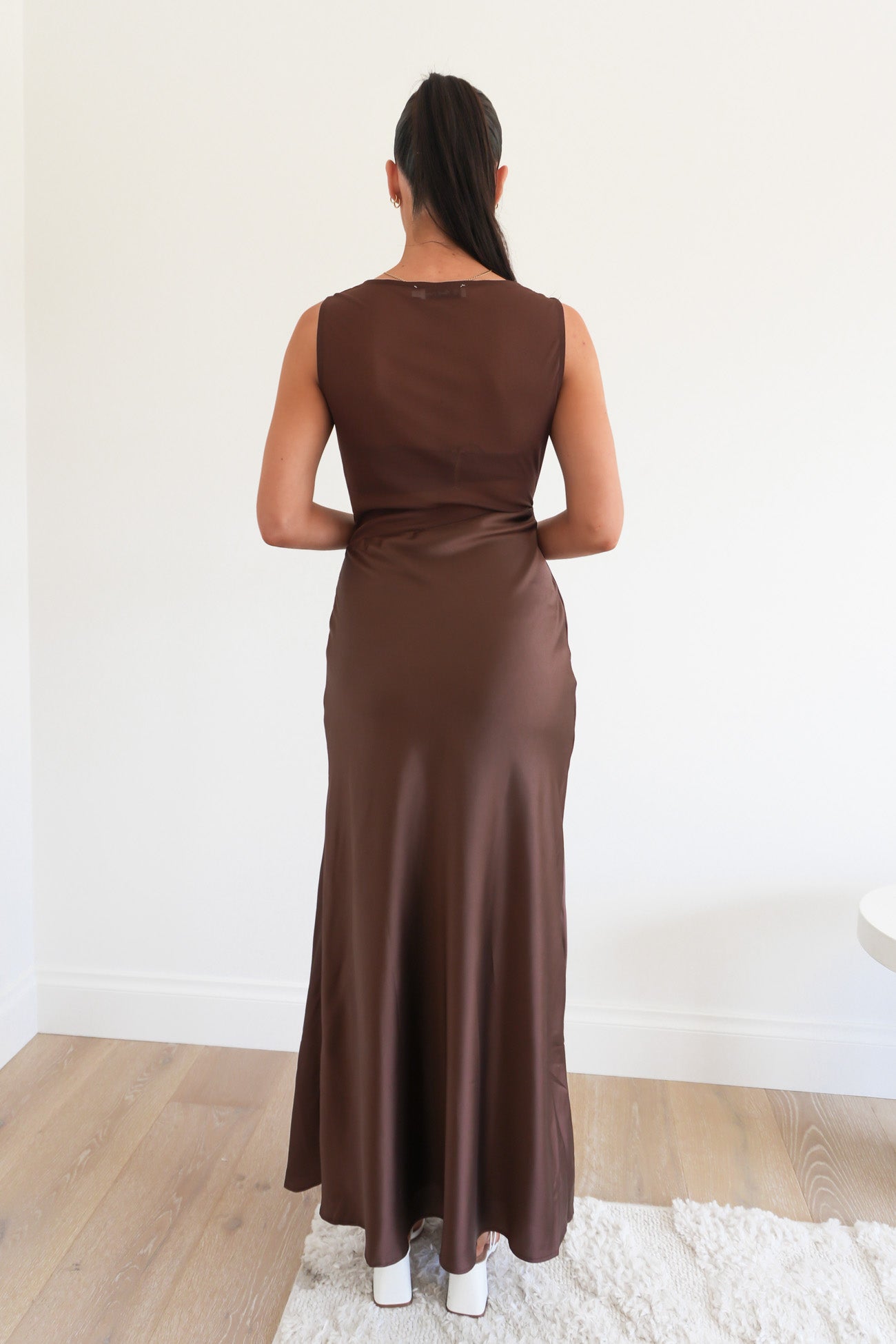 Larna Maxi Dress Chocolate