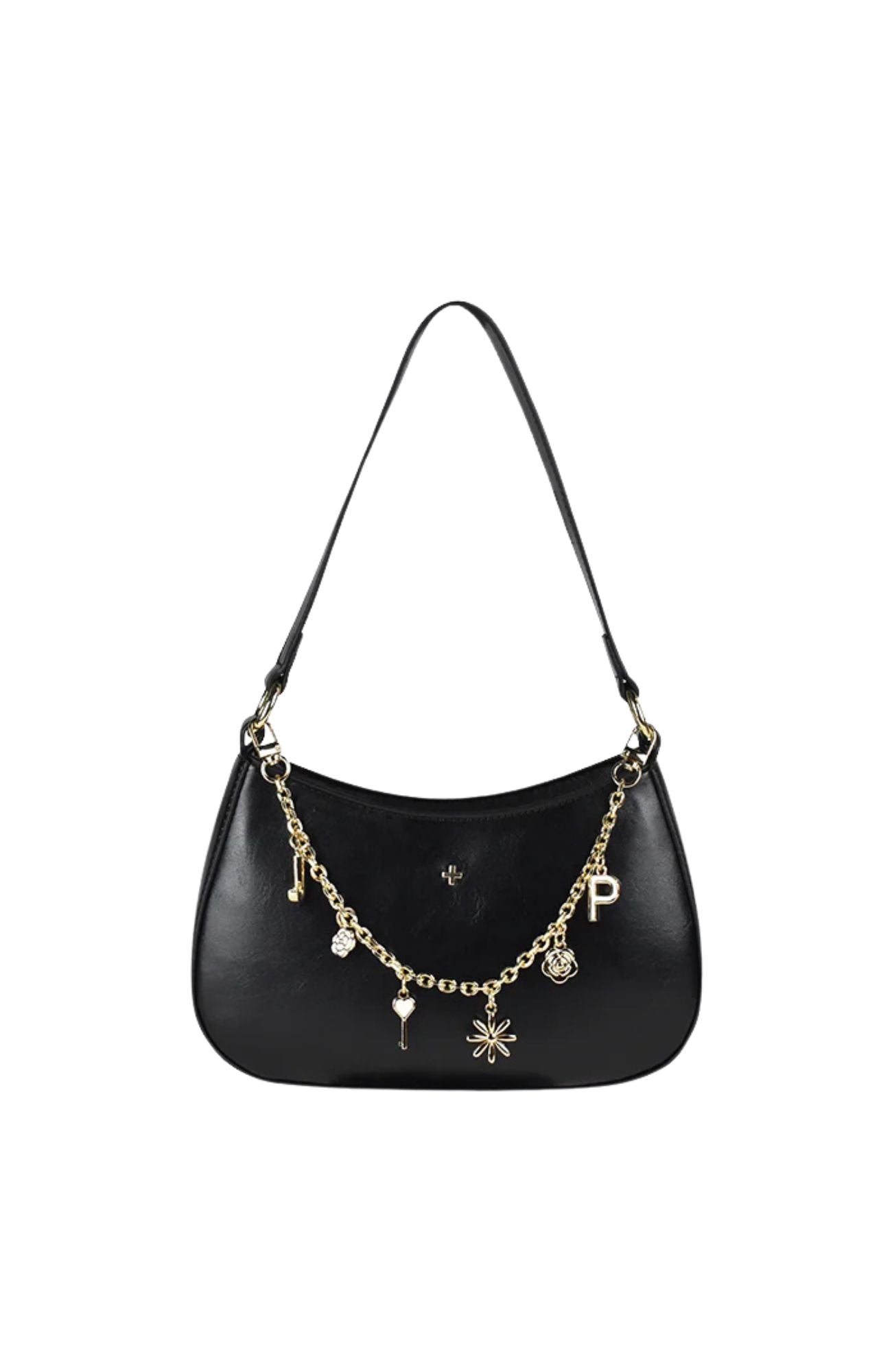 Larue Bag Black PU Gold