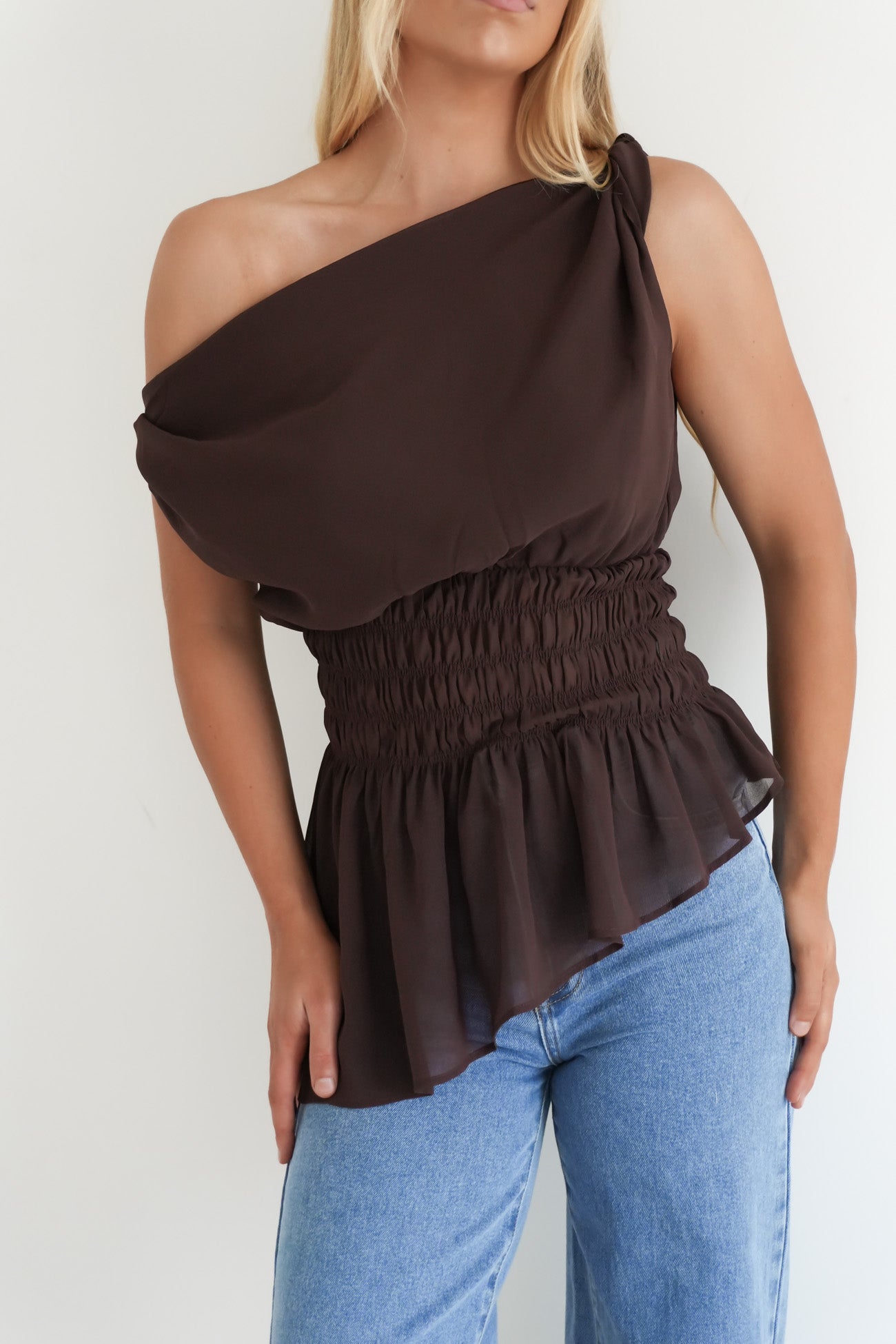 Lauren Top Chocolate