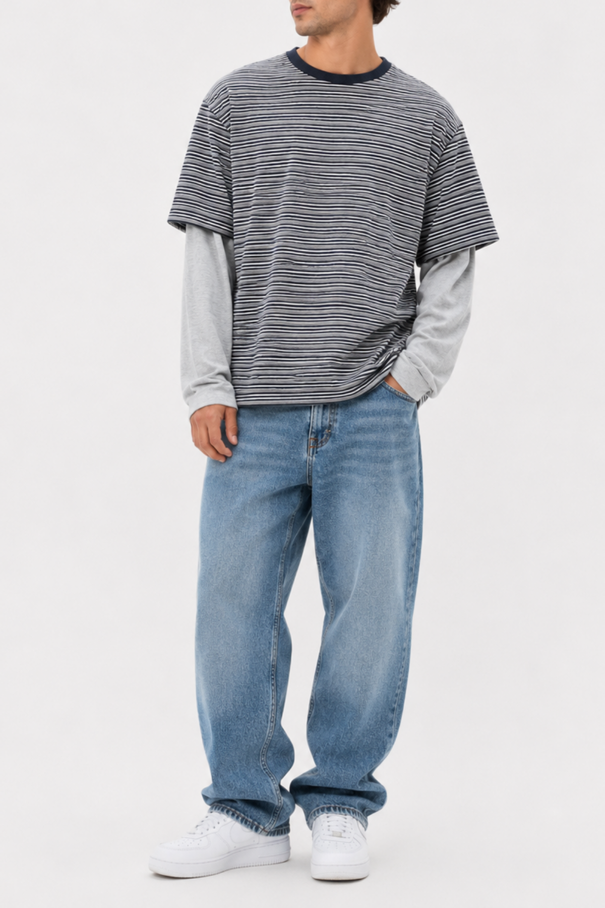 Layered Long Sleeve Stripe