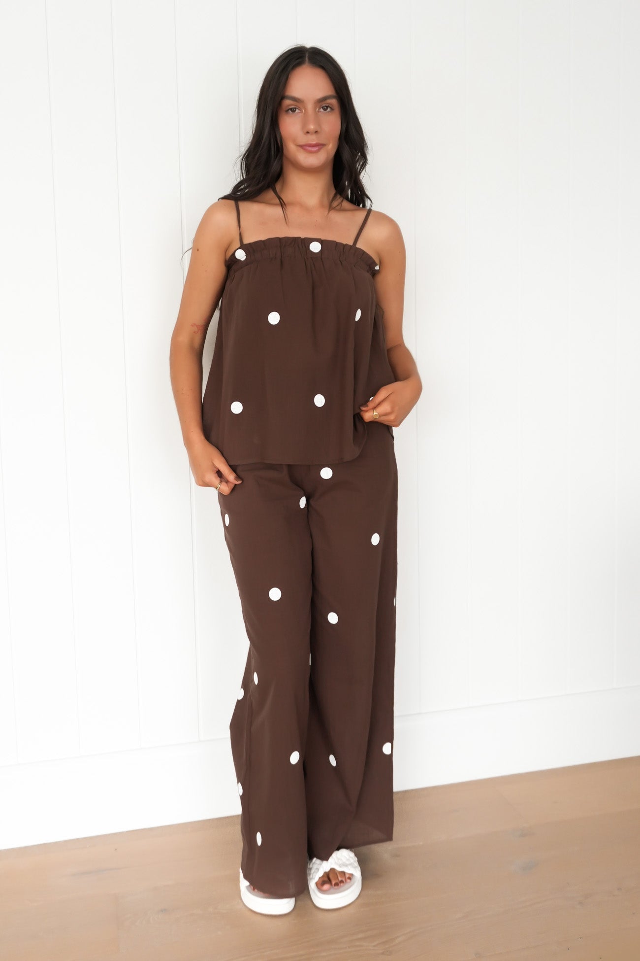 Lennin Set Chocolate Polka Dot