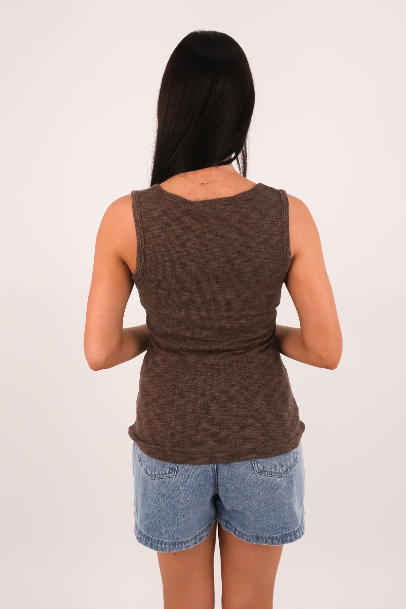Leonie Tank Chocolate
