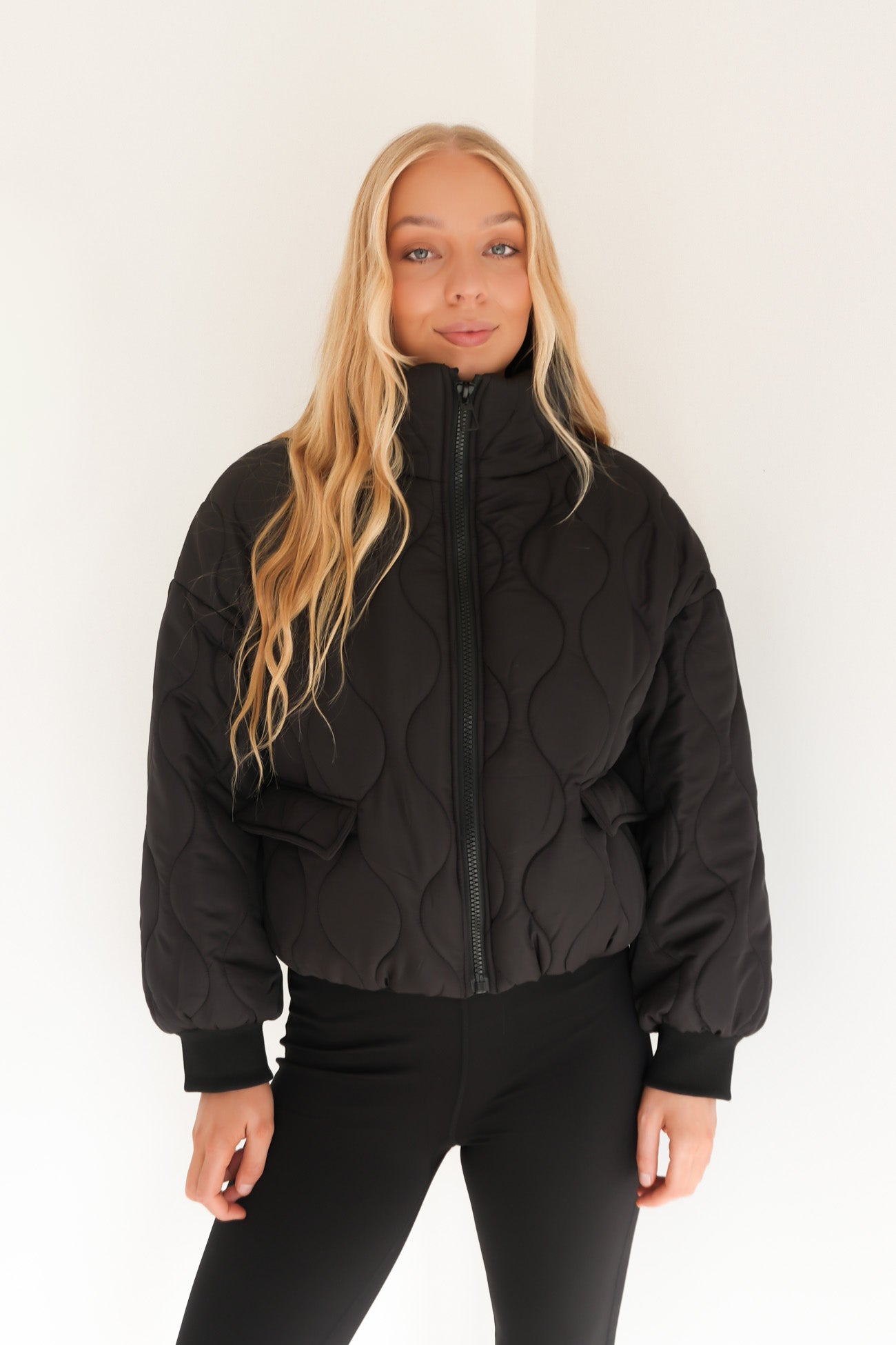 Leonie Puffer Jacket Black