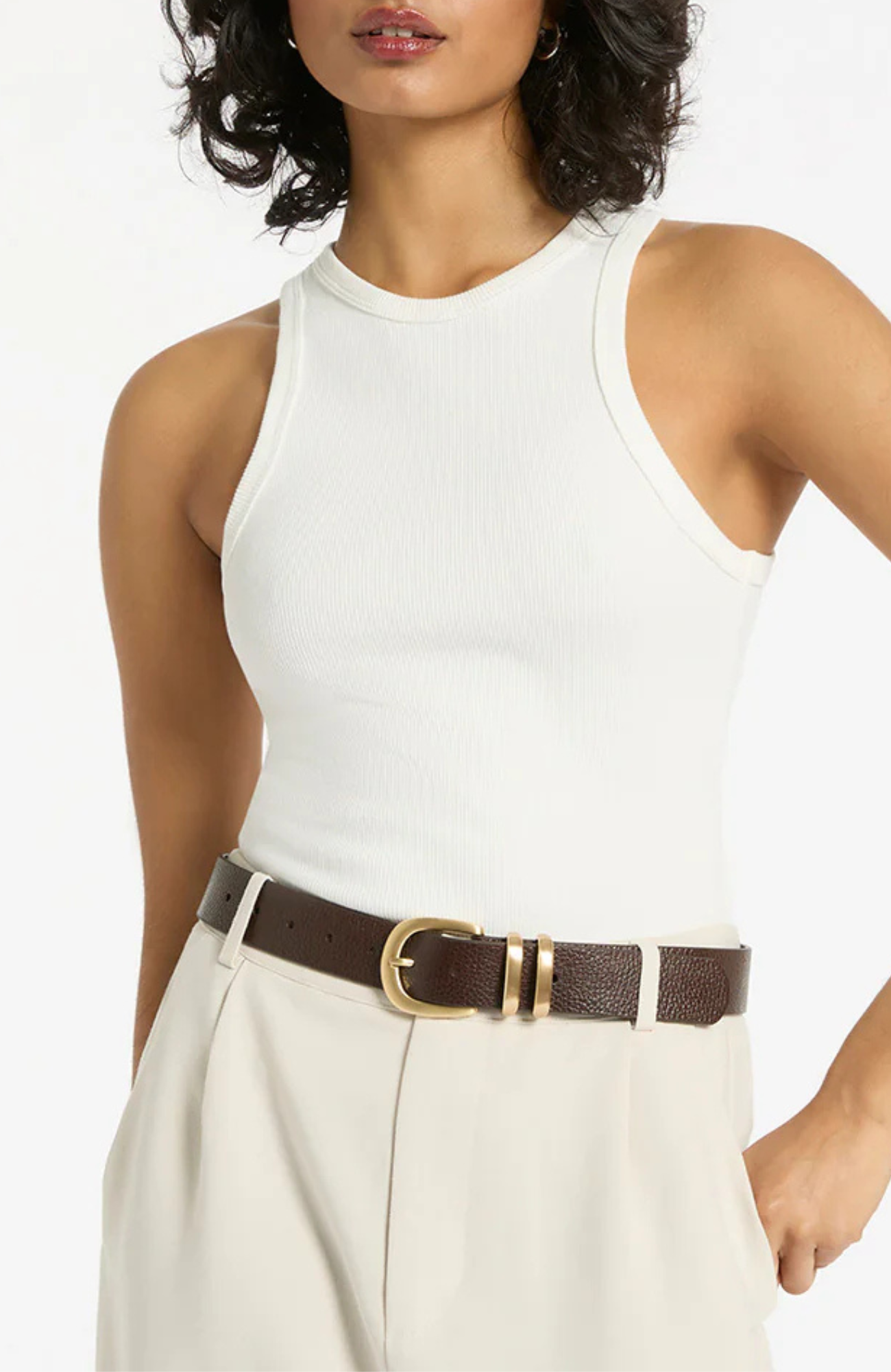 Let It Be Belt Choc Gold