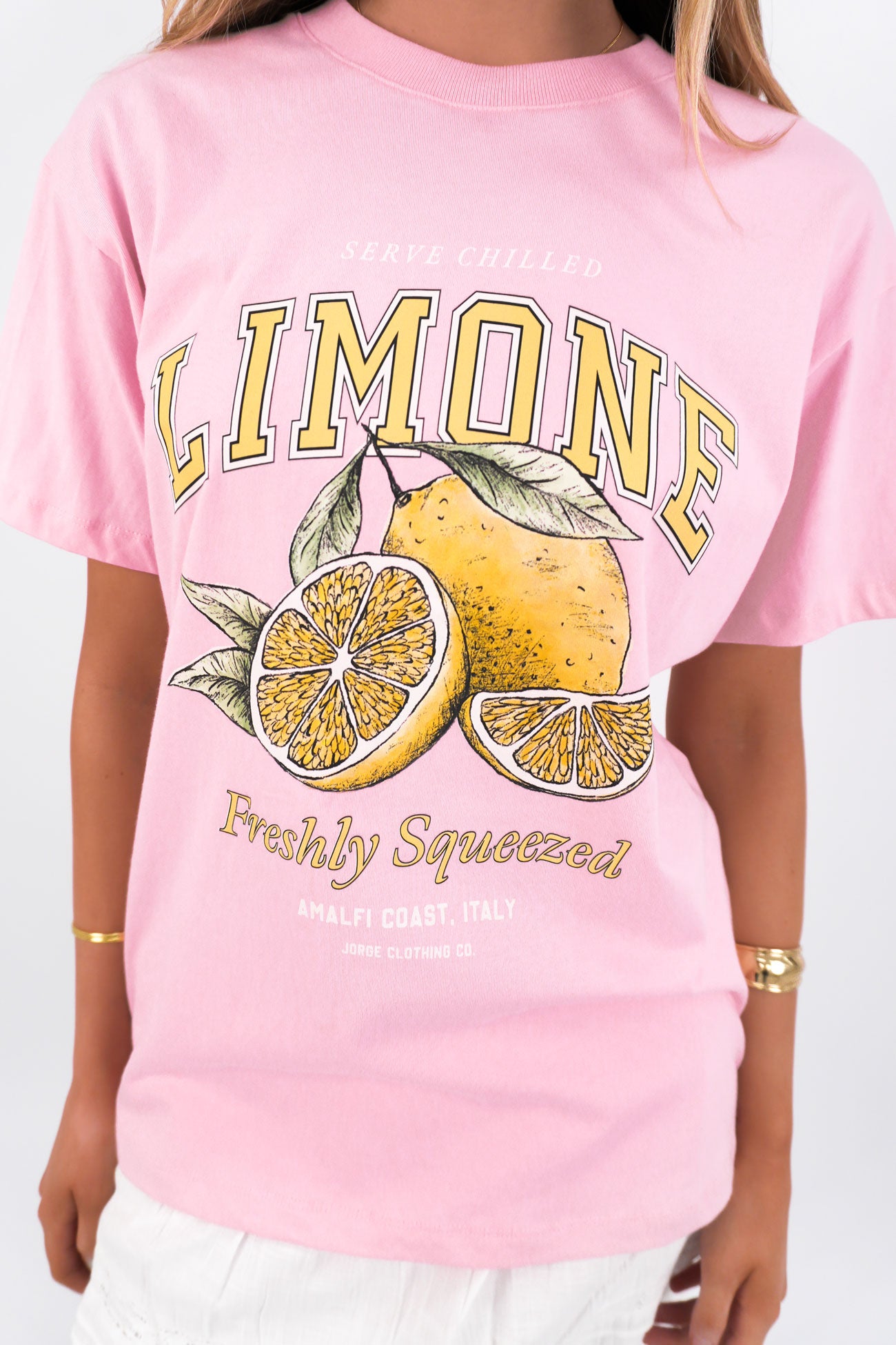 Limone Tee Pink