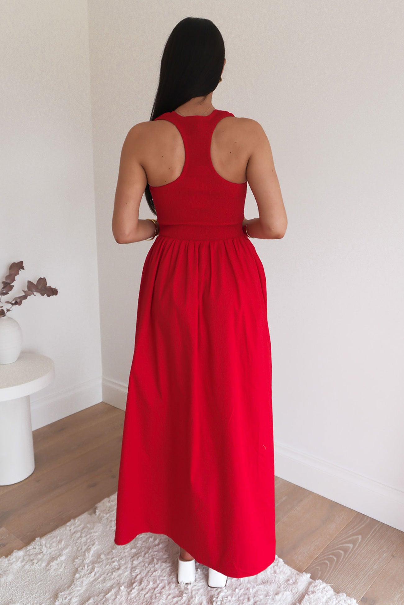 Liona Maxi Dress Red