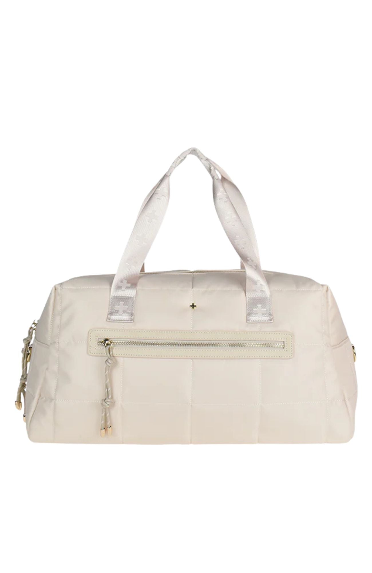 Lita Duffle Bag Bisque Nylon Gold