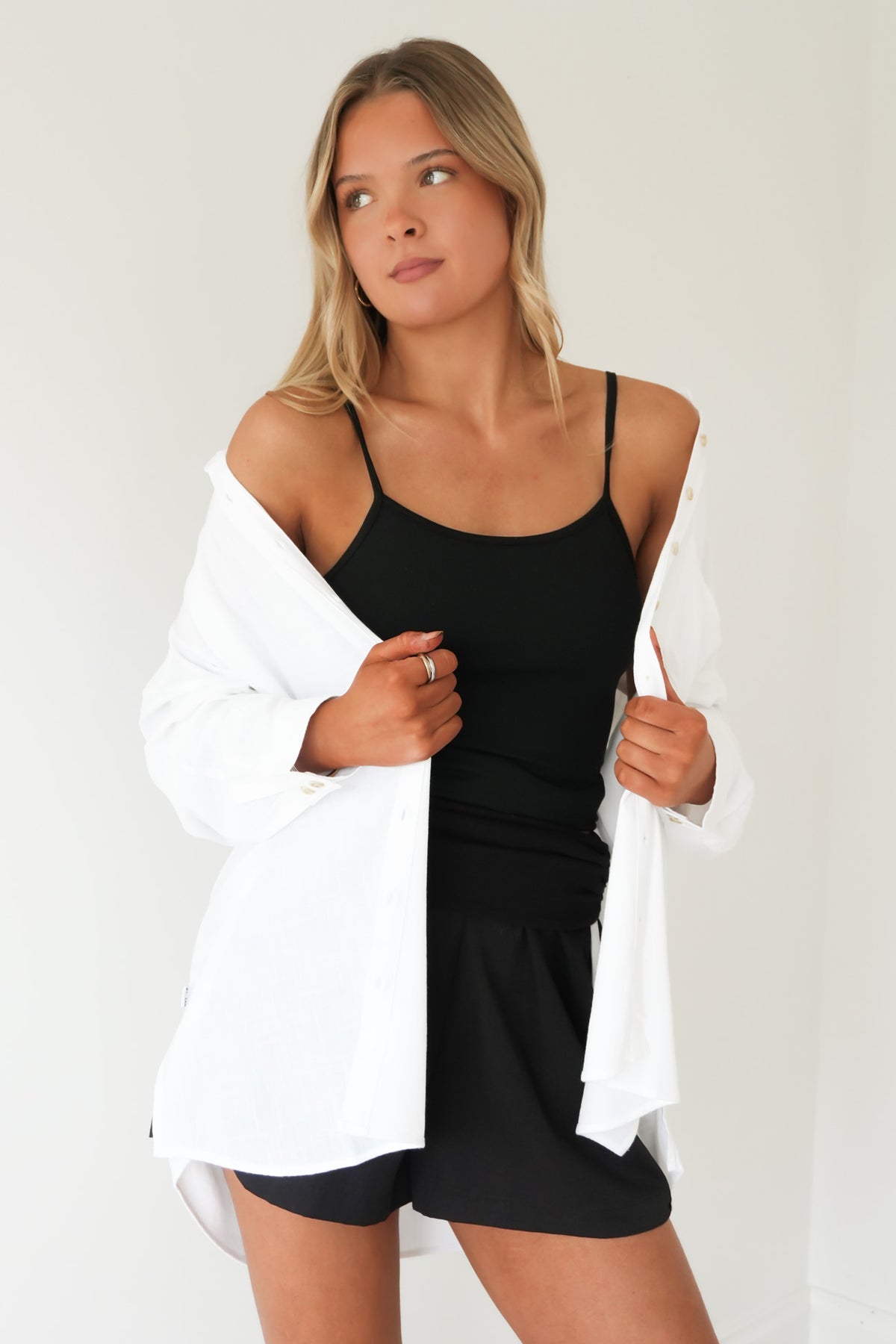 Logan Staple Shirt White