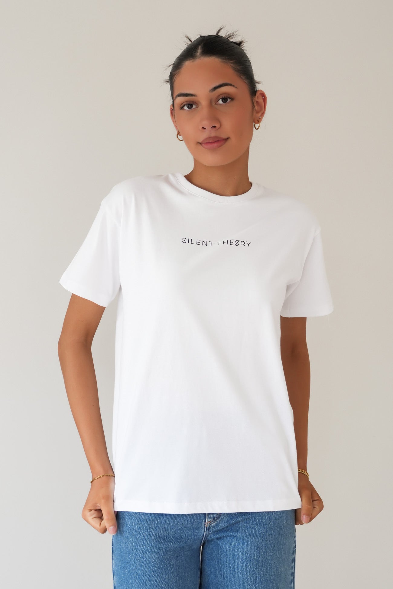 Logo Tee White