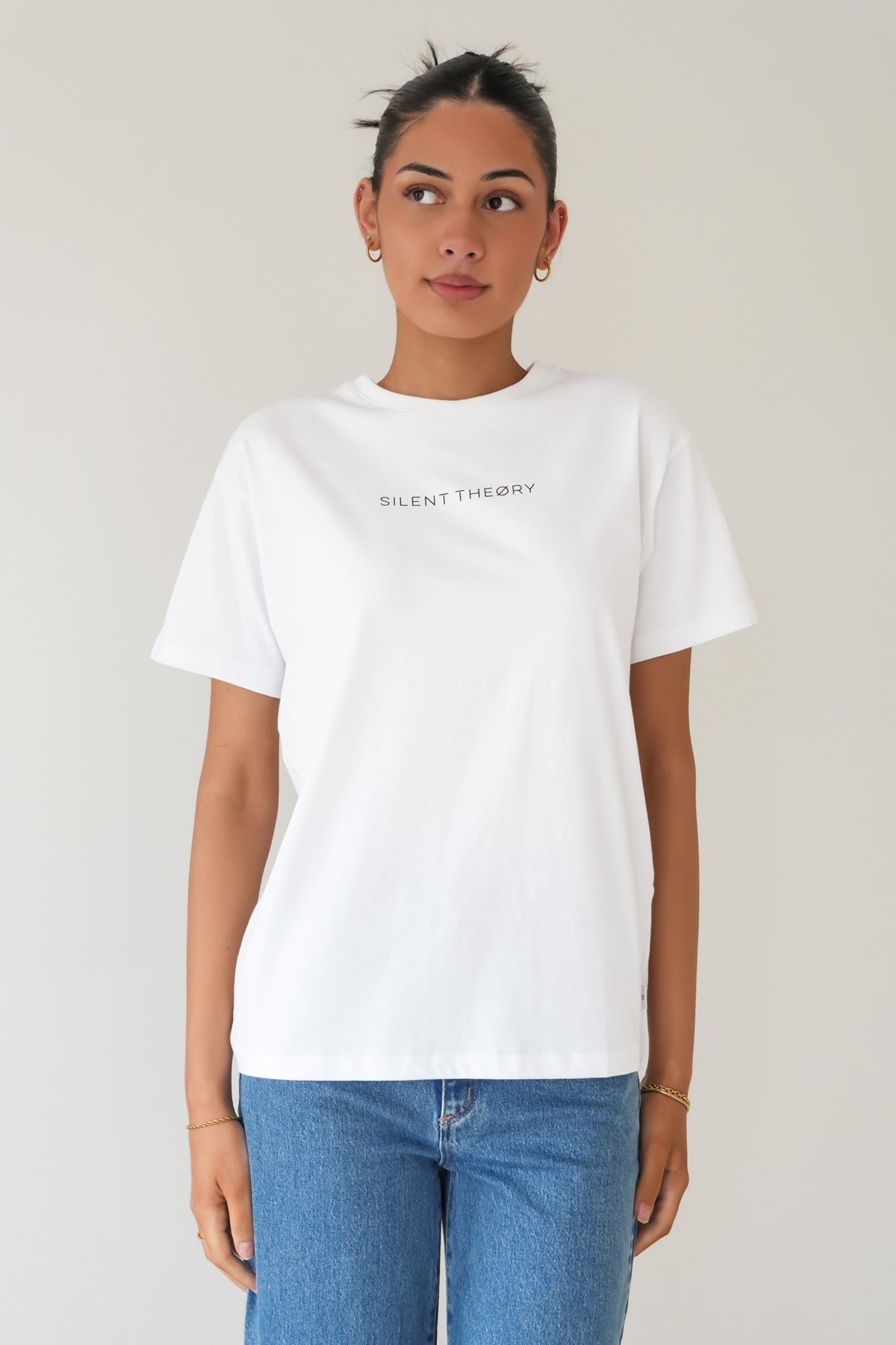 Logo Tee White