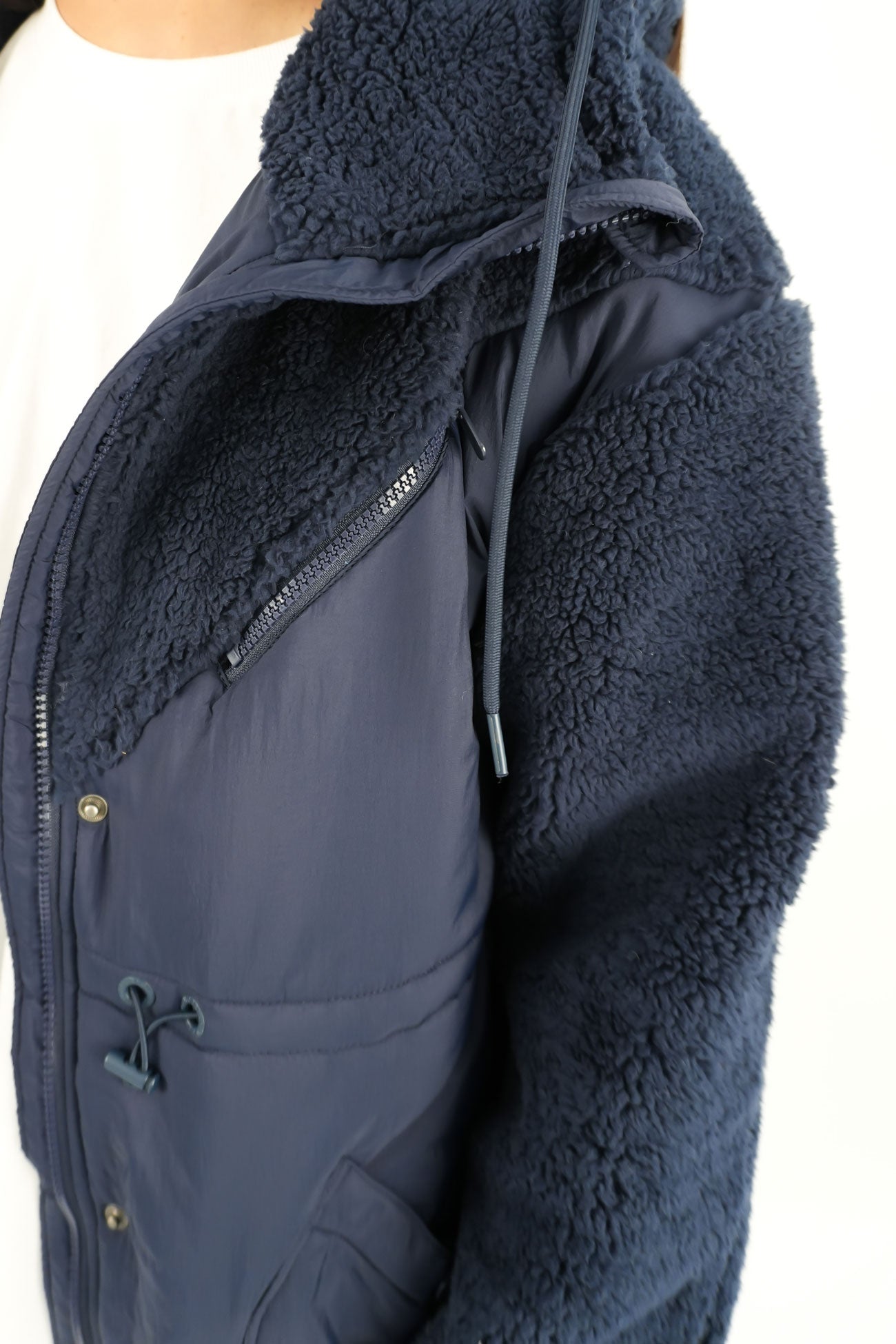 Longline Anorak Navy