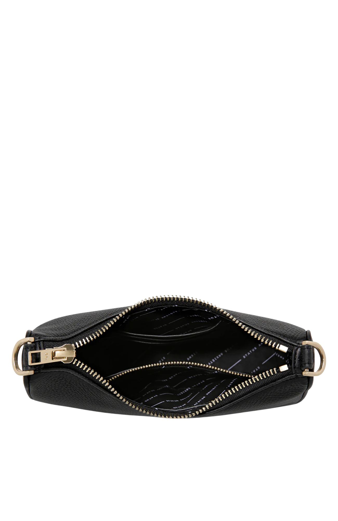 Look Both Ways Bag Black Brushed Gold