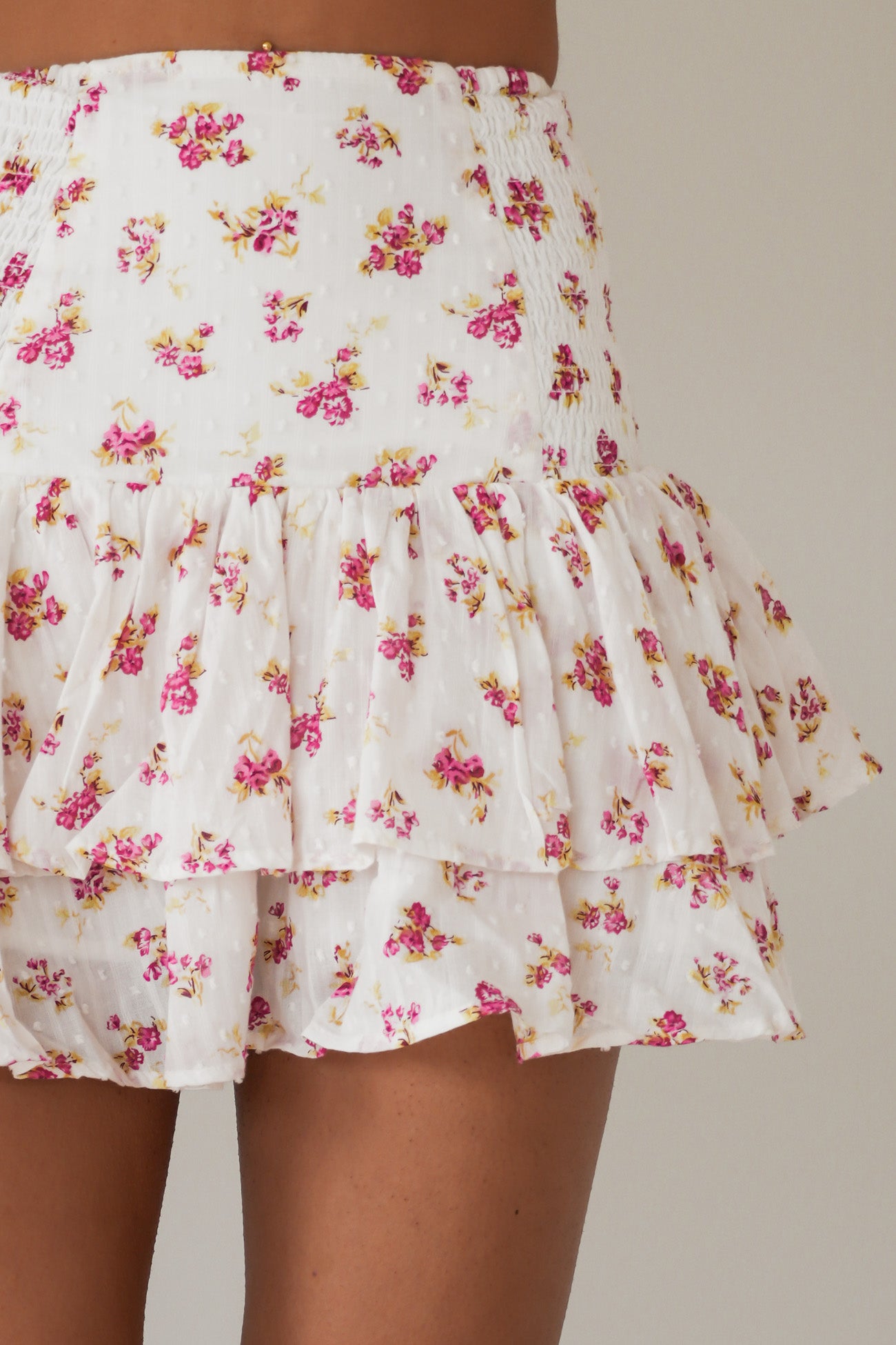 Lorelai Floral Mini Skirt Print
