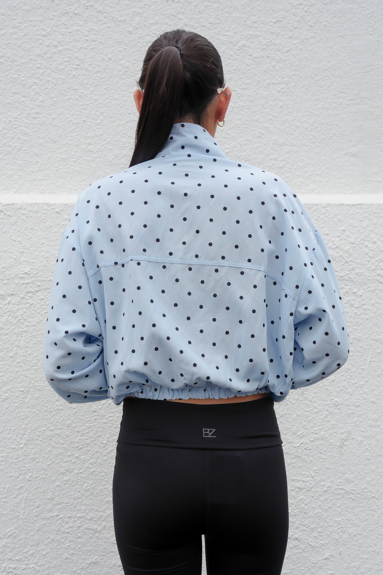 Lorene Jacket Blue Polka Dot