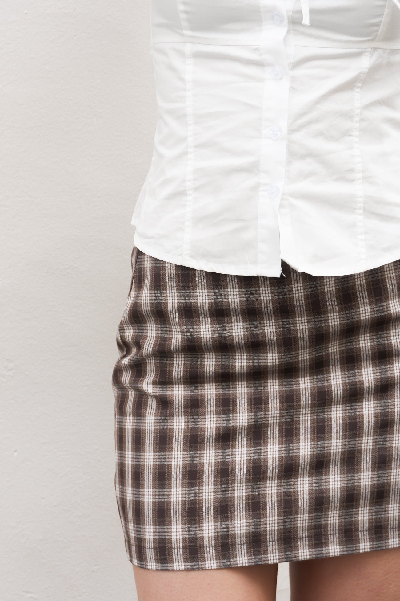 Loretta Mini Skirt Brown