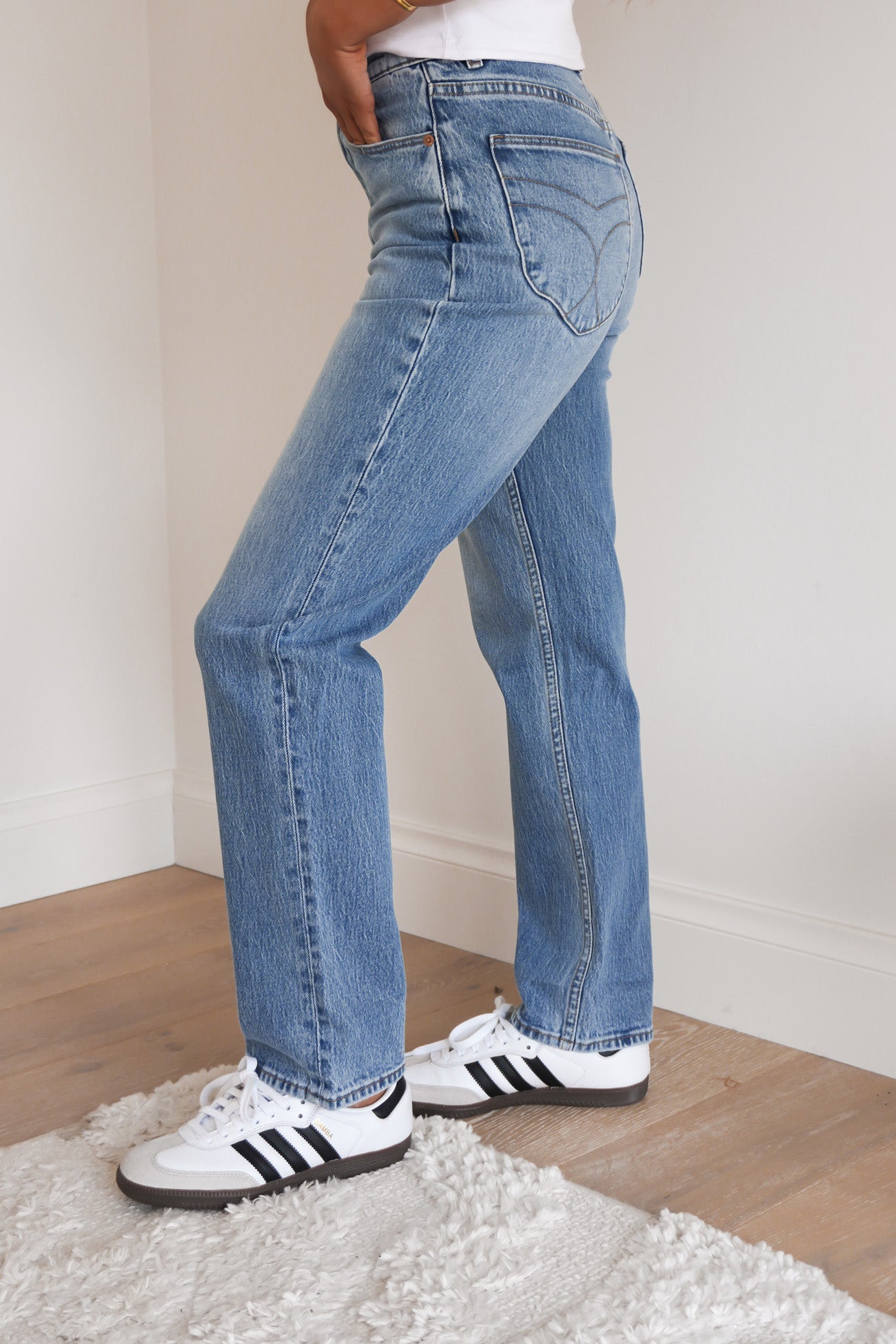 LouLou Straight Jean Lennon Blue