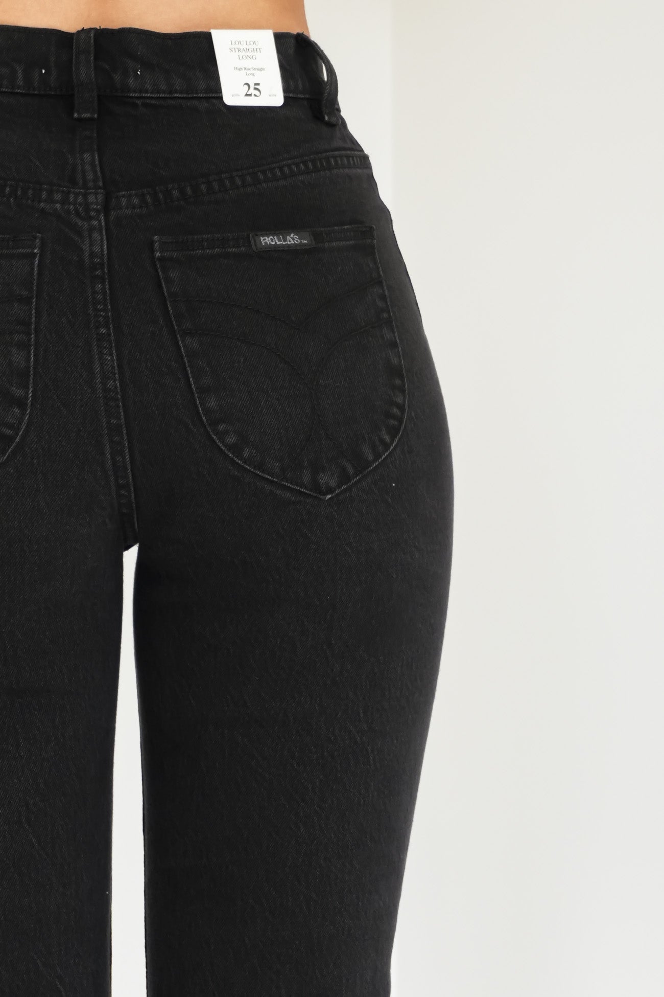 LouLou Straight Jean Long Noir