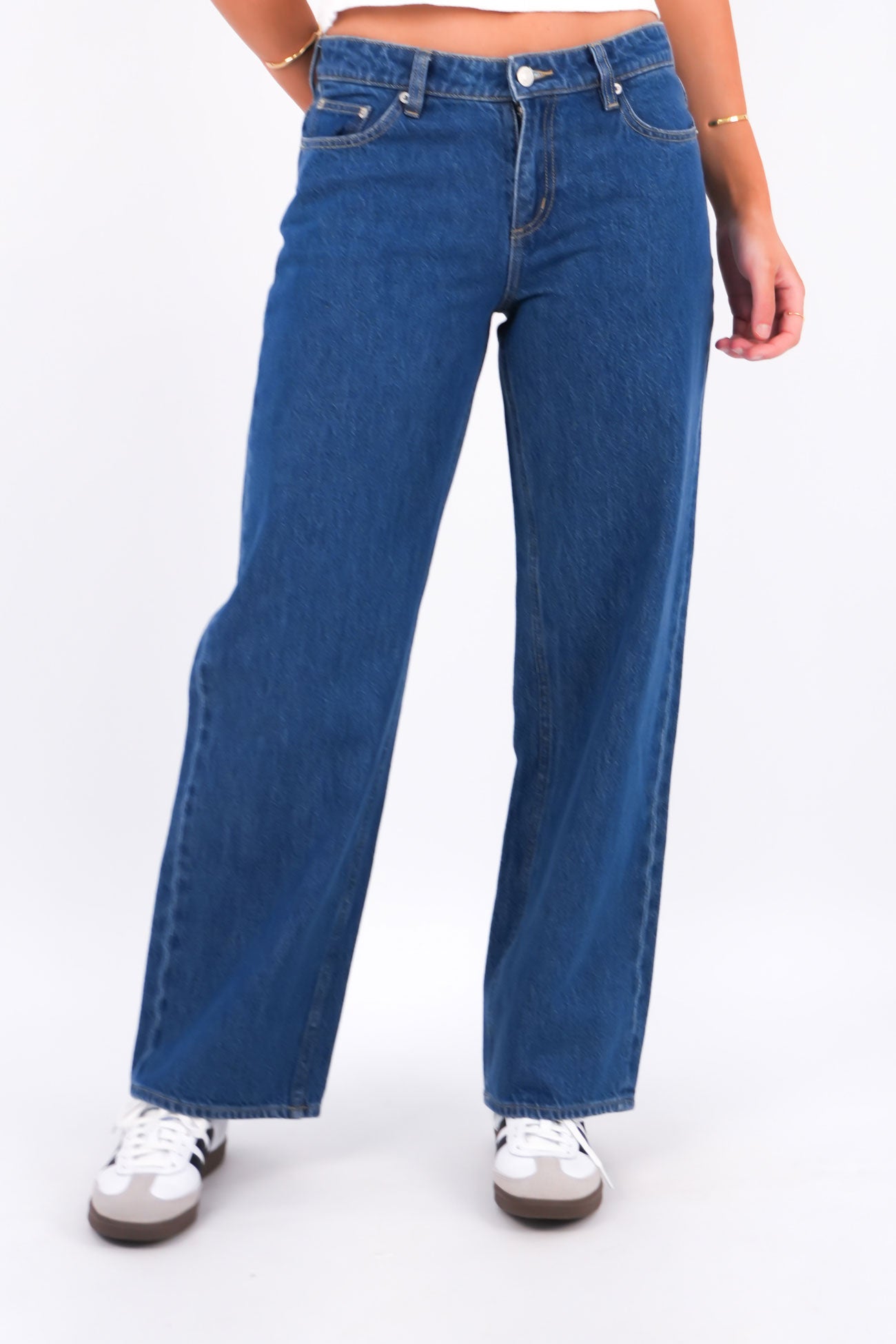 Low Baggy Jean Blue Quarter Petite