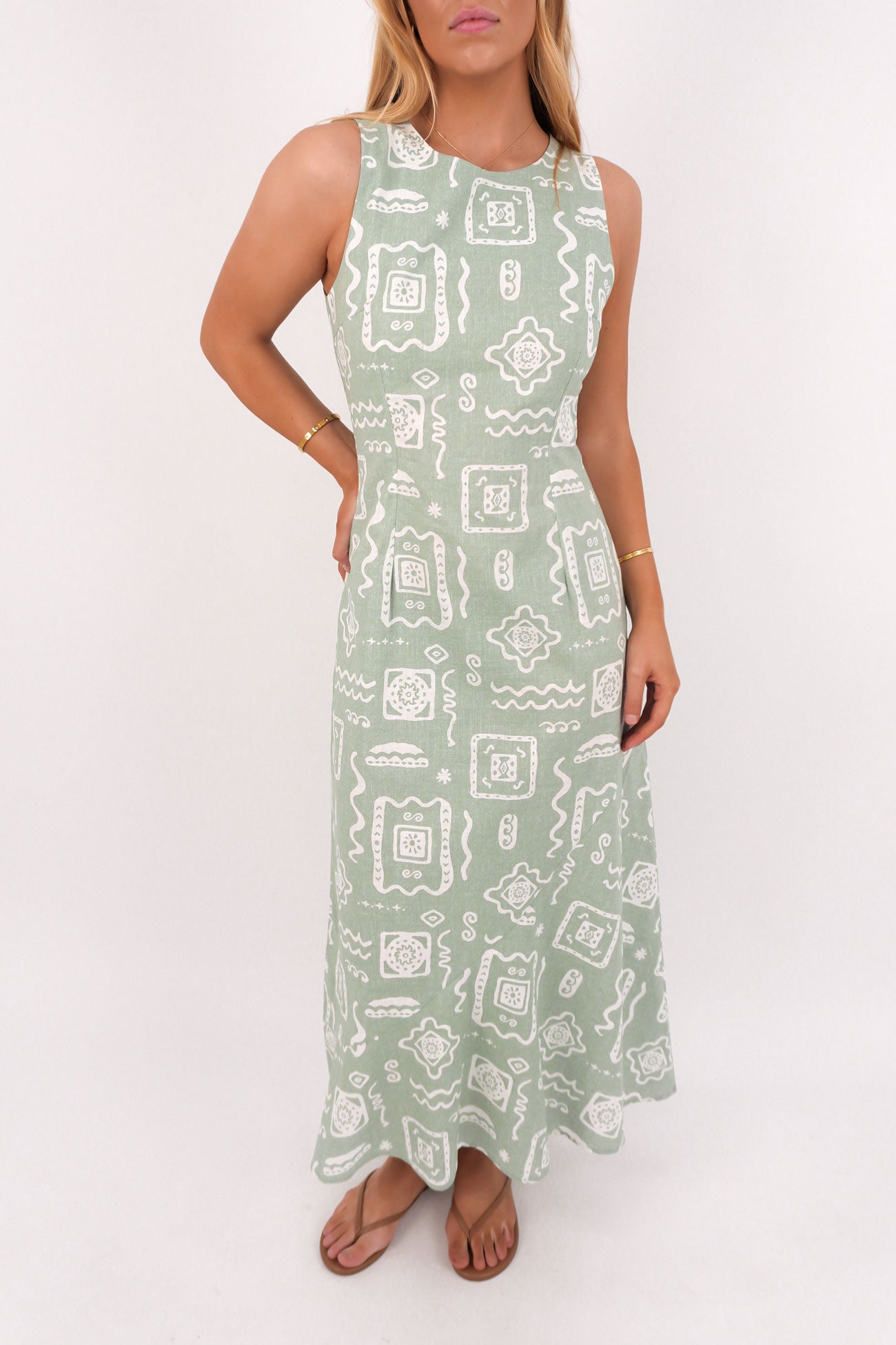 Lucia Maxi Dress Sage