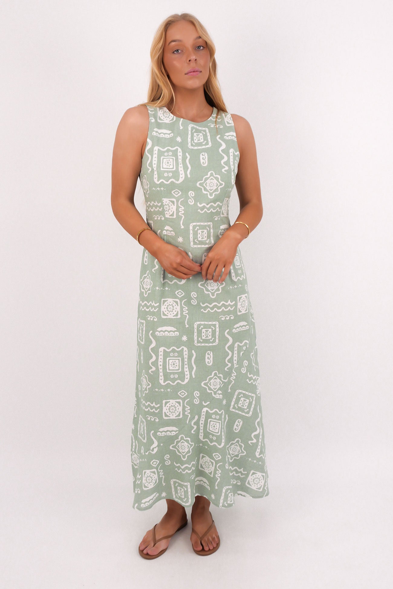 Lucia Maxi Dress Sage