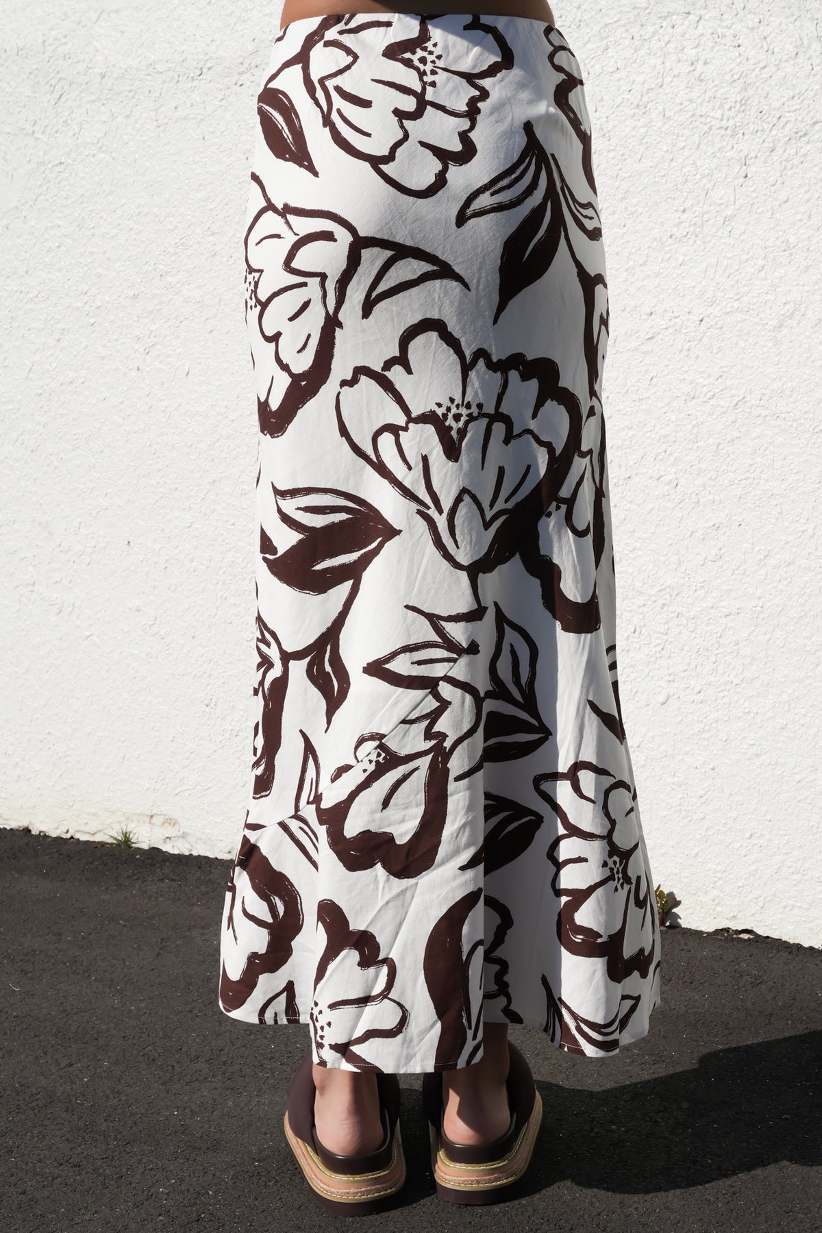 Lucia Maxi Skirt Vintage White