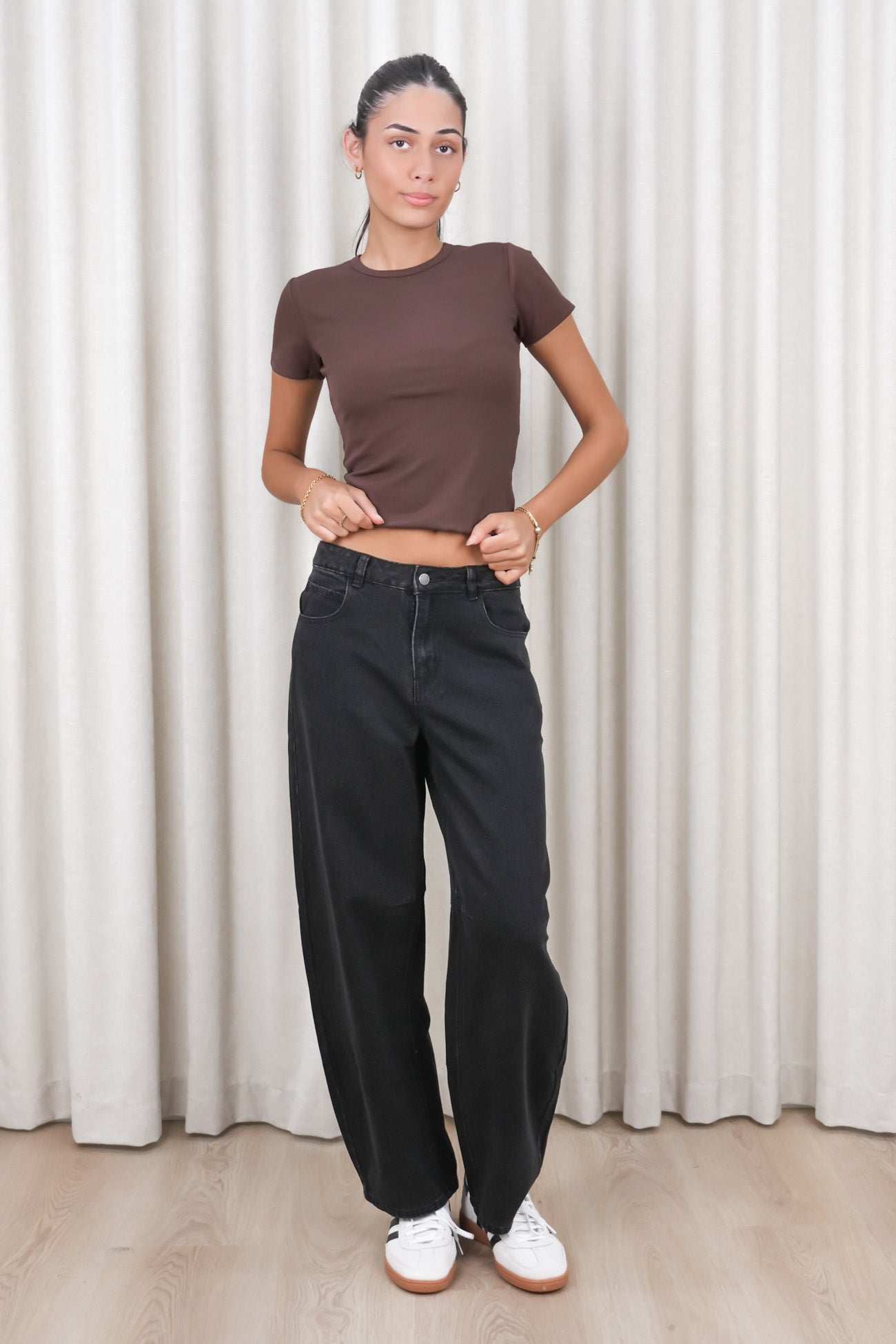 Lullaby Barrel Jean Black