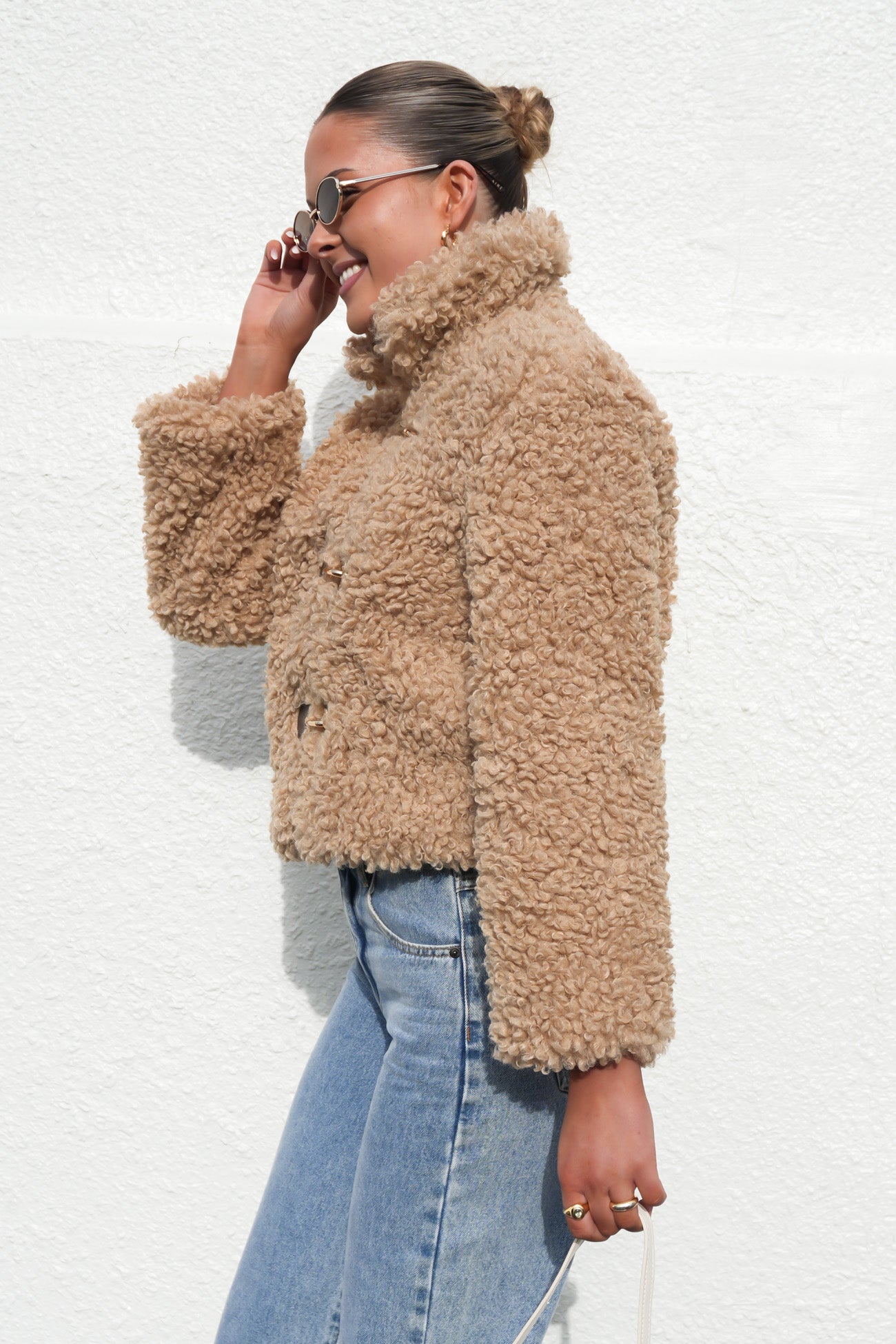 Luna Teddy Jacket Natural