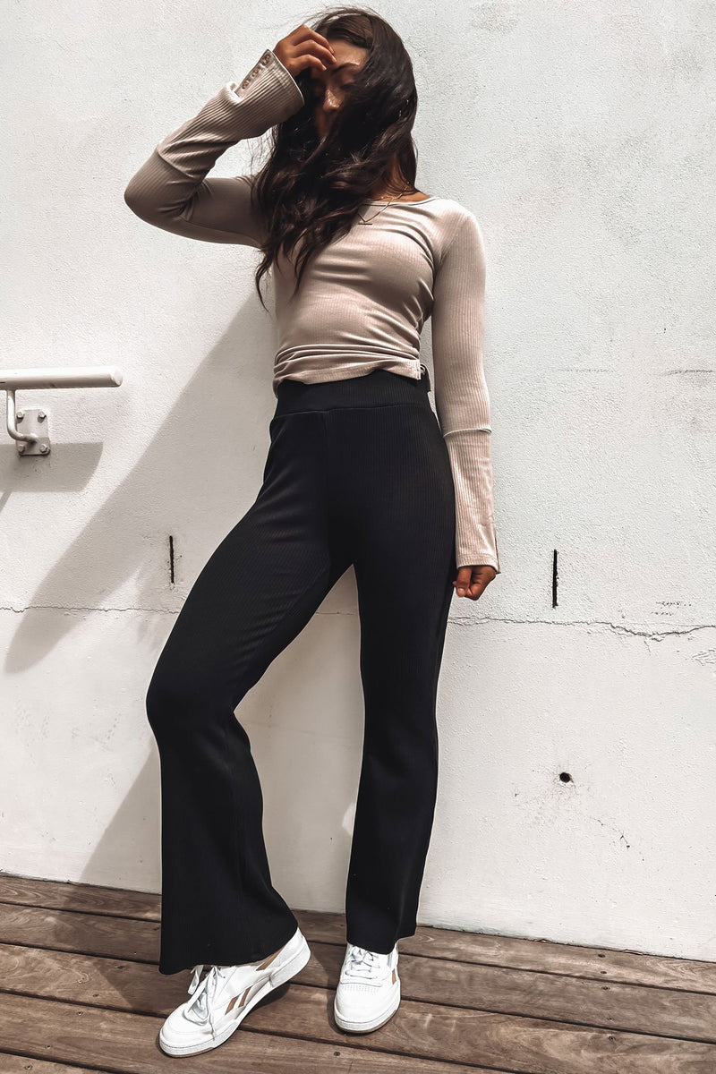 Lux Flare Pant Black