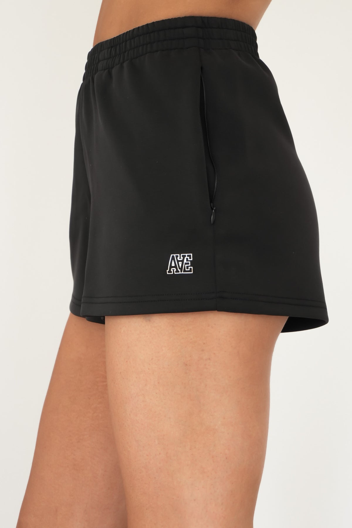 Luxe Active Track Short Black