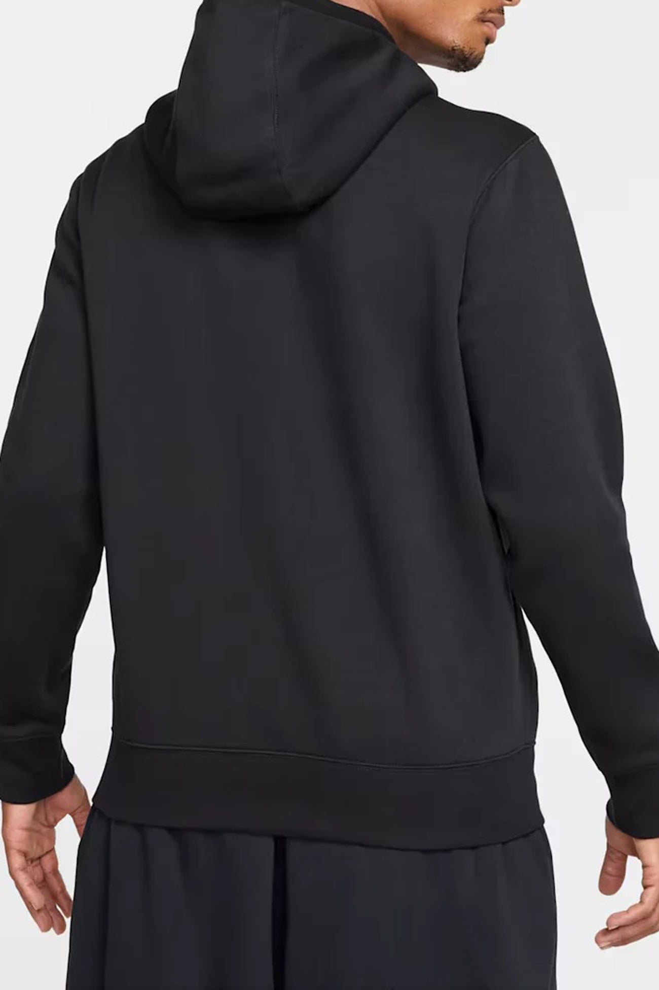 Nike Club Full-Zip Fleece Hoodie Black