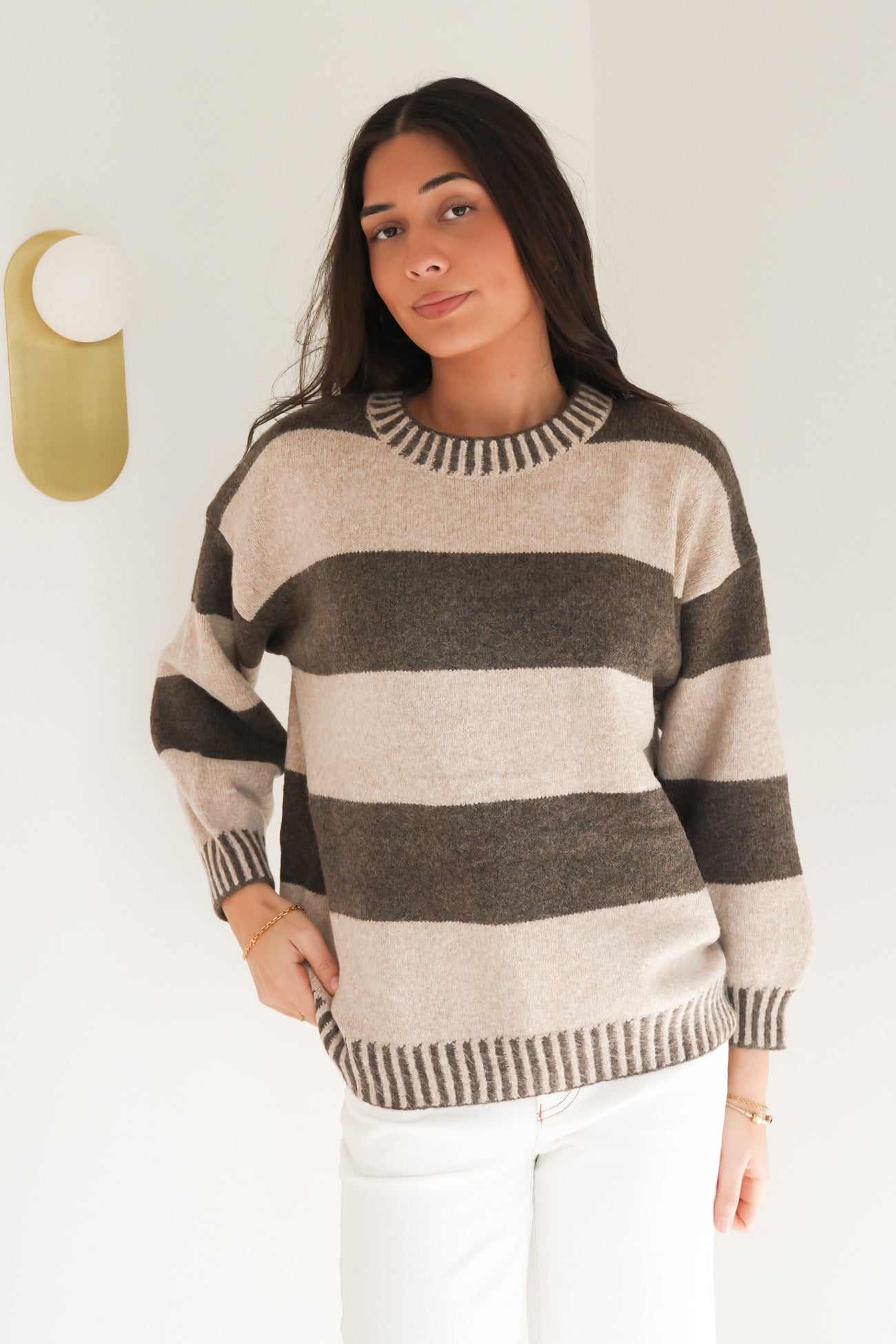 Maci Knit Jumper Chocolate Mocha