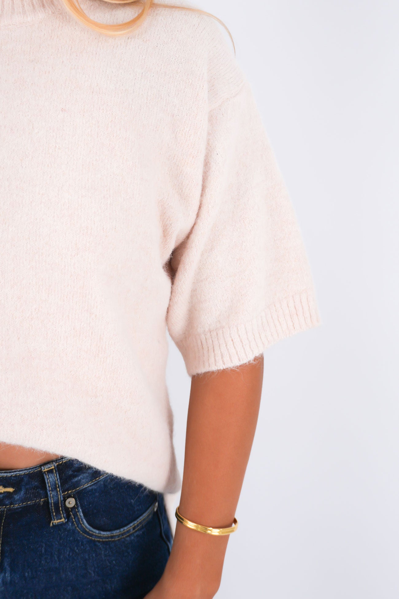 Macy Knit Top Nude